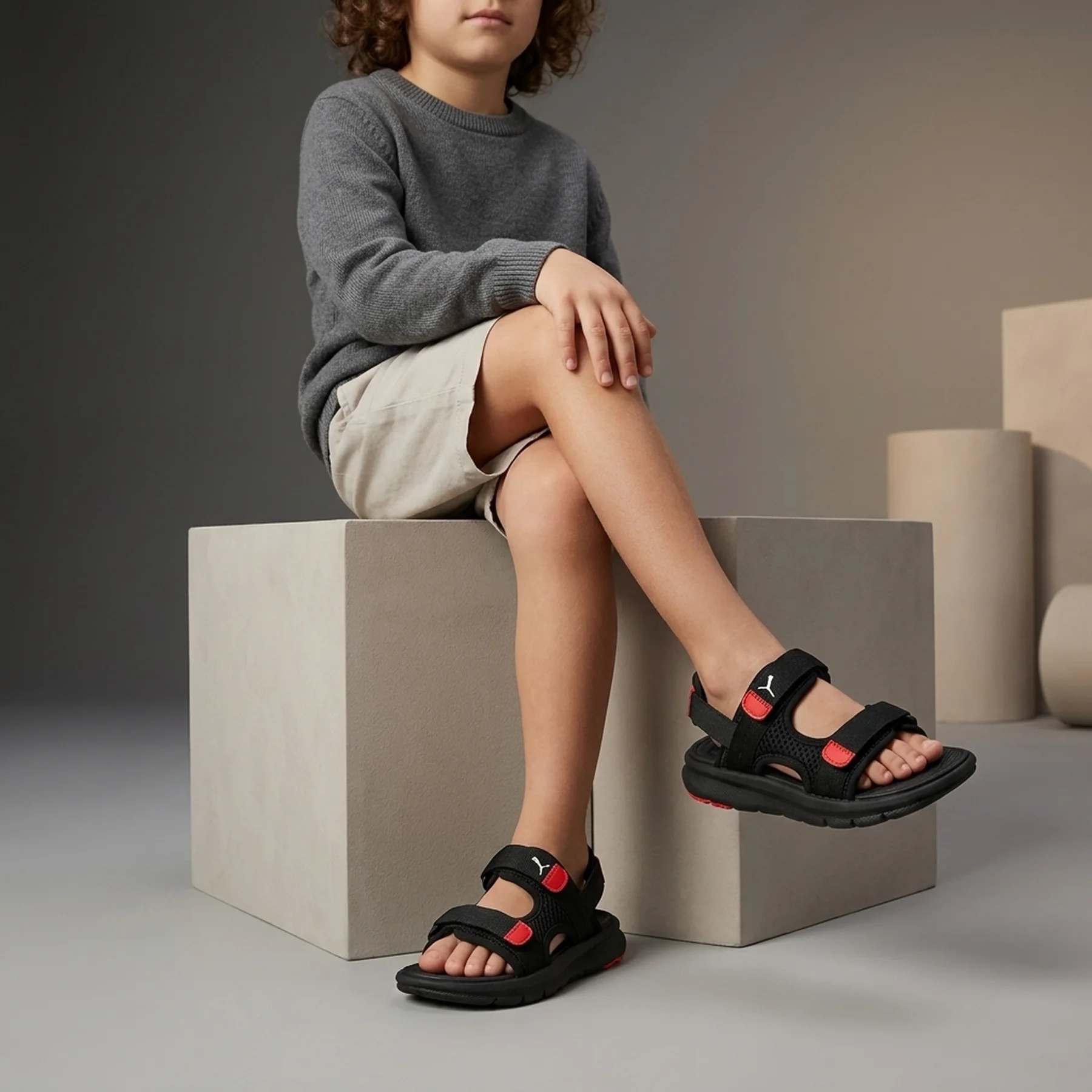 Сандалі дитячі Puma Evolve Sandal PS 38914701 Puma 11 (29) Чорний