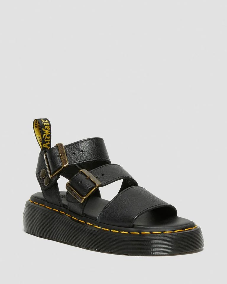 Сандалі Dr. Martens Gryphon Pisa Leather Platform Black