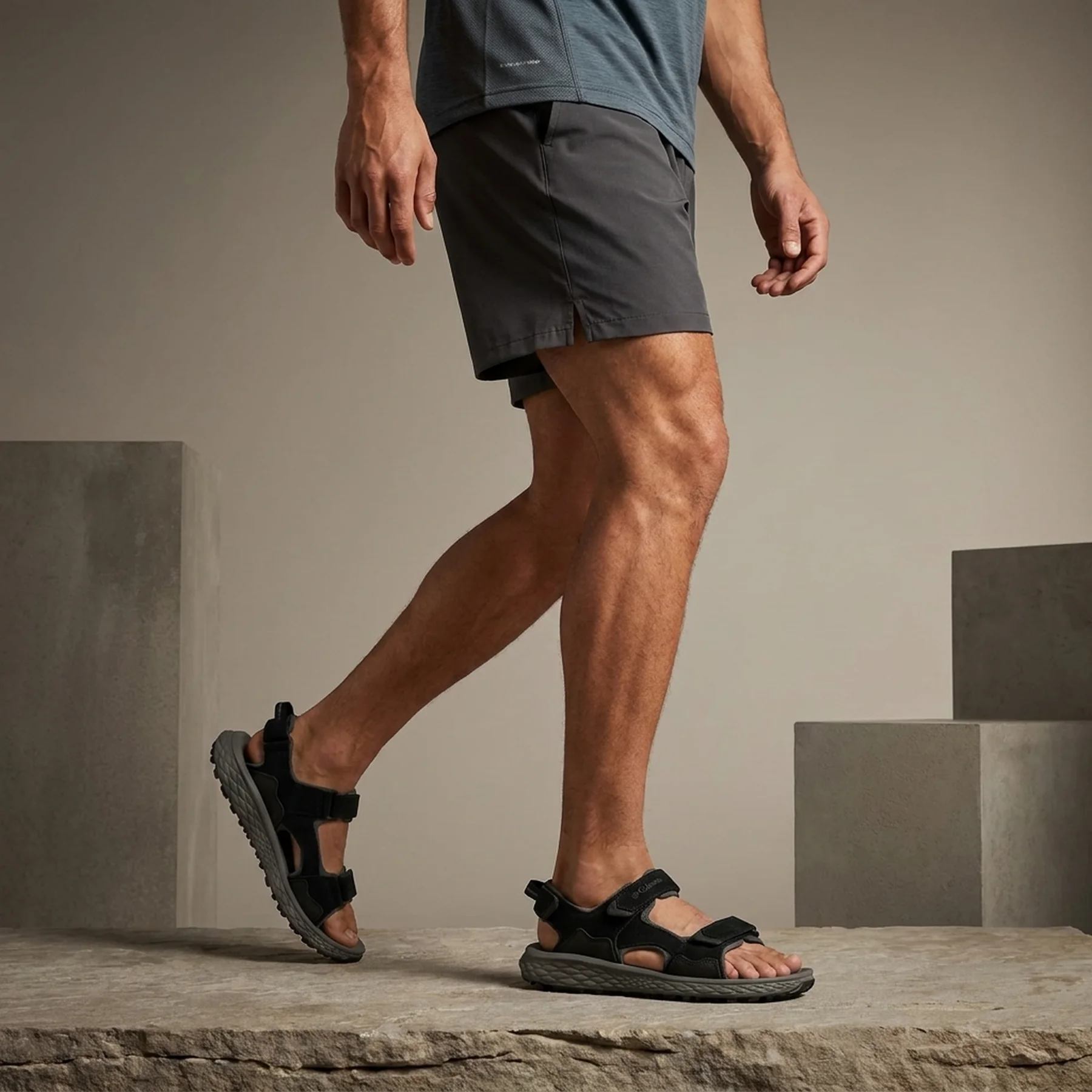 Сандалі KONOS™ HIKER 3-STRAP 2121571CLB-010 Columbia 10 (43.5) Чорний