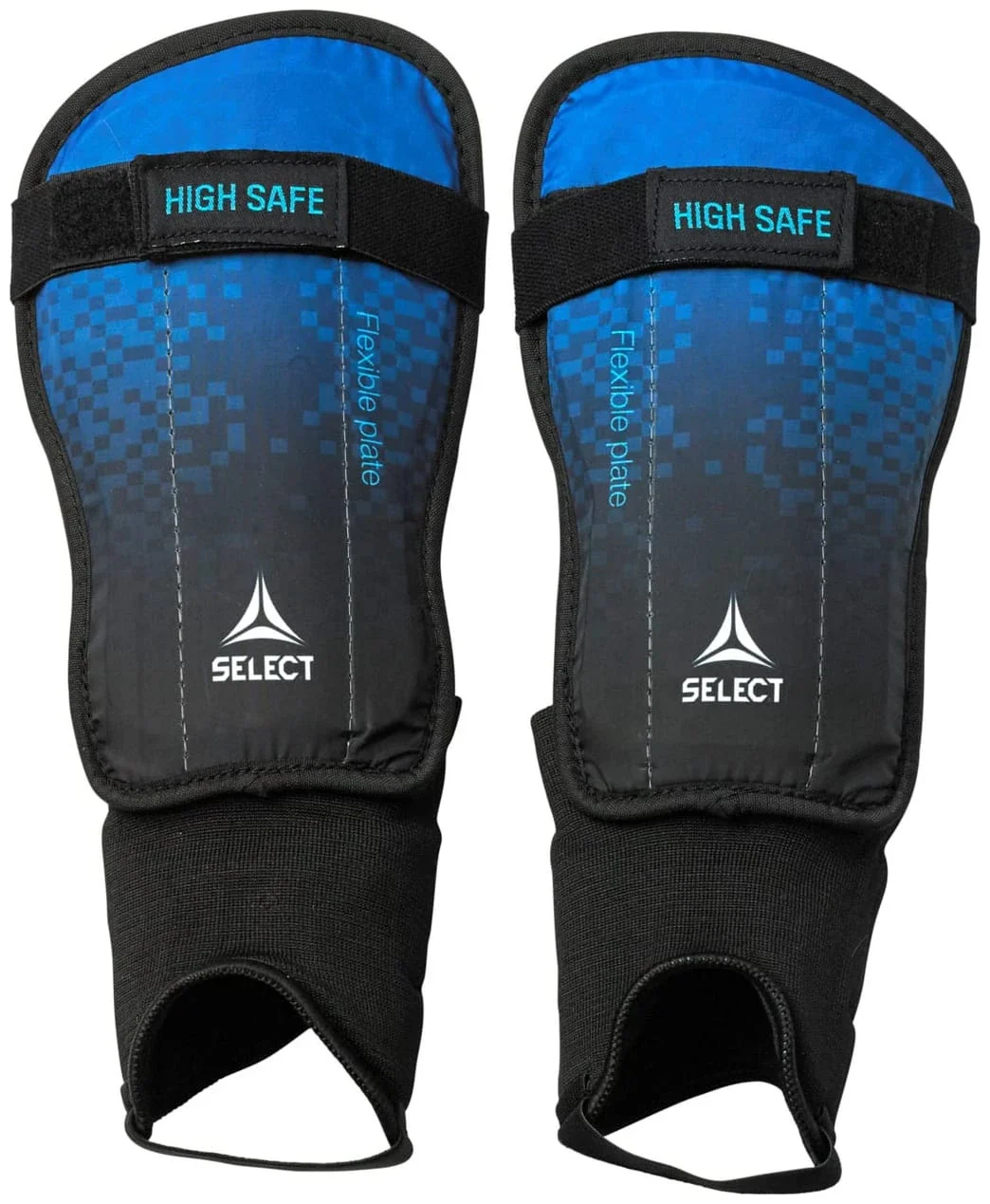 Щитки футбольні Select SHIN GUARD HIGH SAFE v23 синій, чорний Уні S (рост 134-152 см)