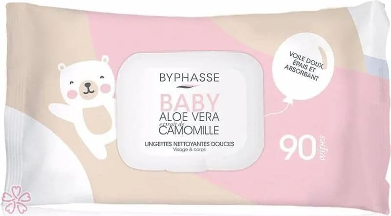 Салфетки Byphasse Baby Wipes Baby Cleansing Wipes 90 шт