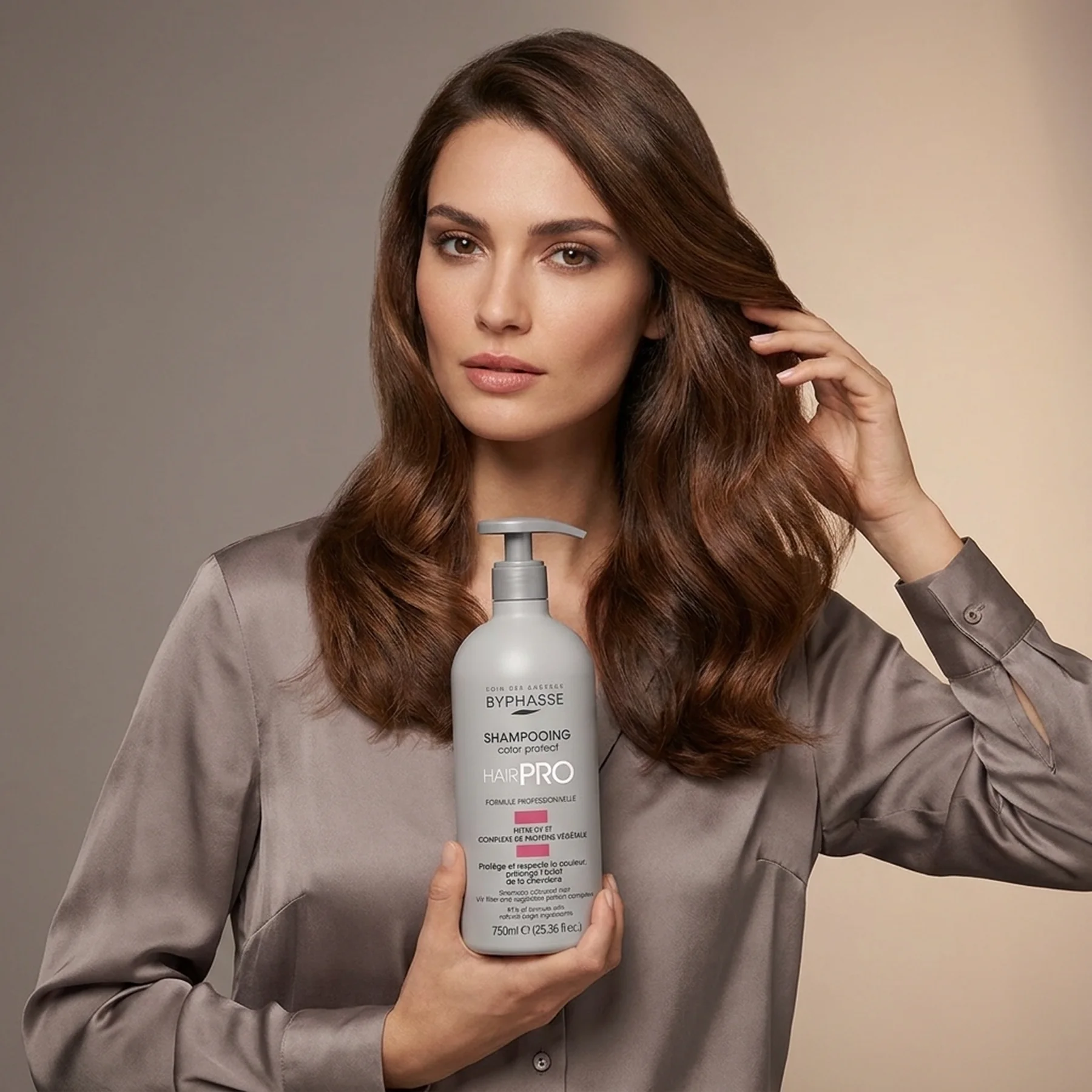 Шампунь для окрашенных волос Byphasse Hair Pro Shampoo Color Protect Coloured Hair 750 мл