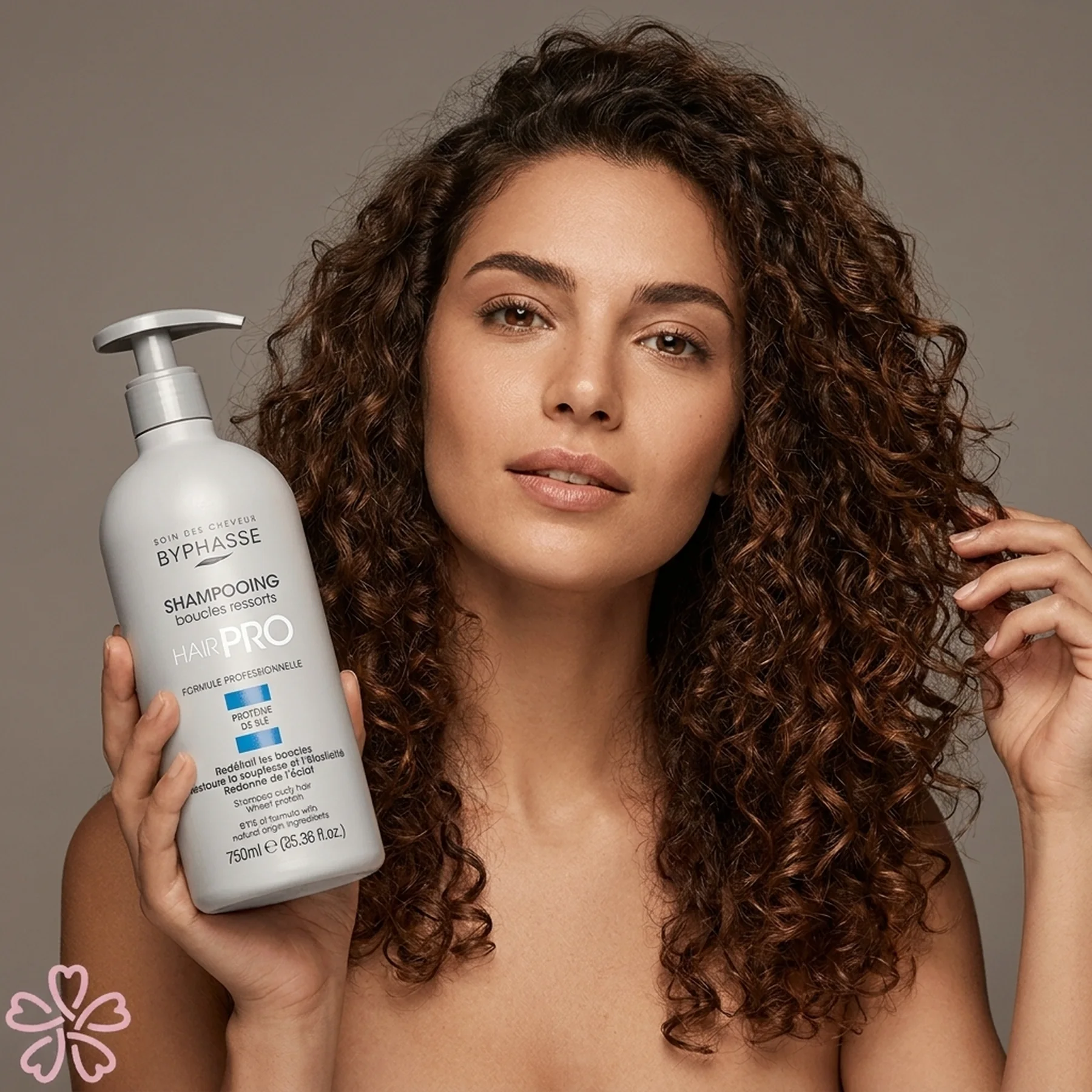 Шампунь для кудрявых волос Byphasse Hair Pro Shampoo Boucles Ressorts Curly Hair 750 мл