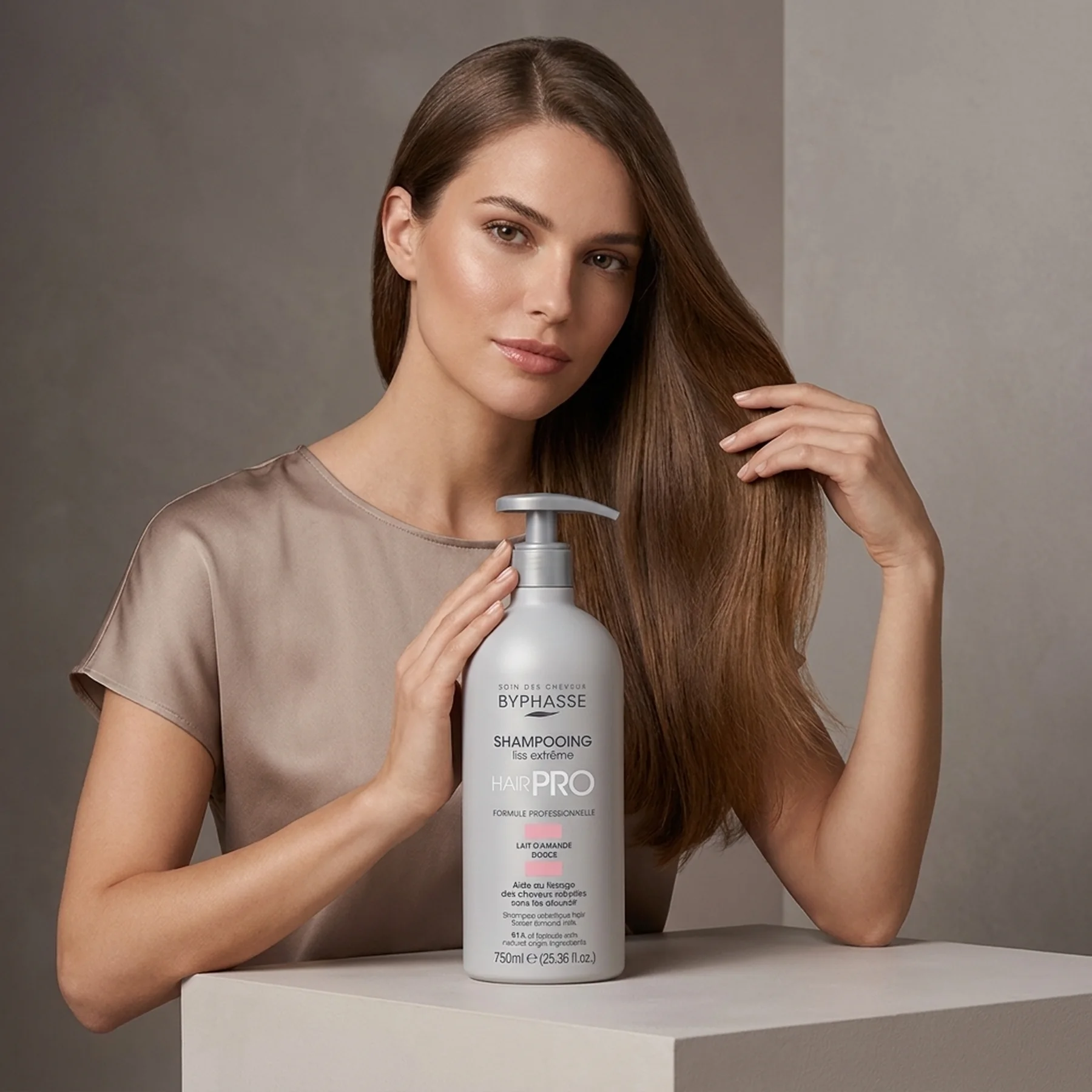 Шампунь для непослушных волос Byphasse Hair Pro Shampoo Liss Extreme Rebellious Hair 750 мл