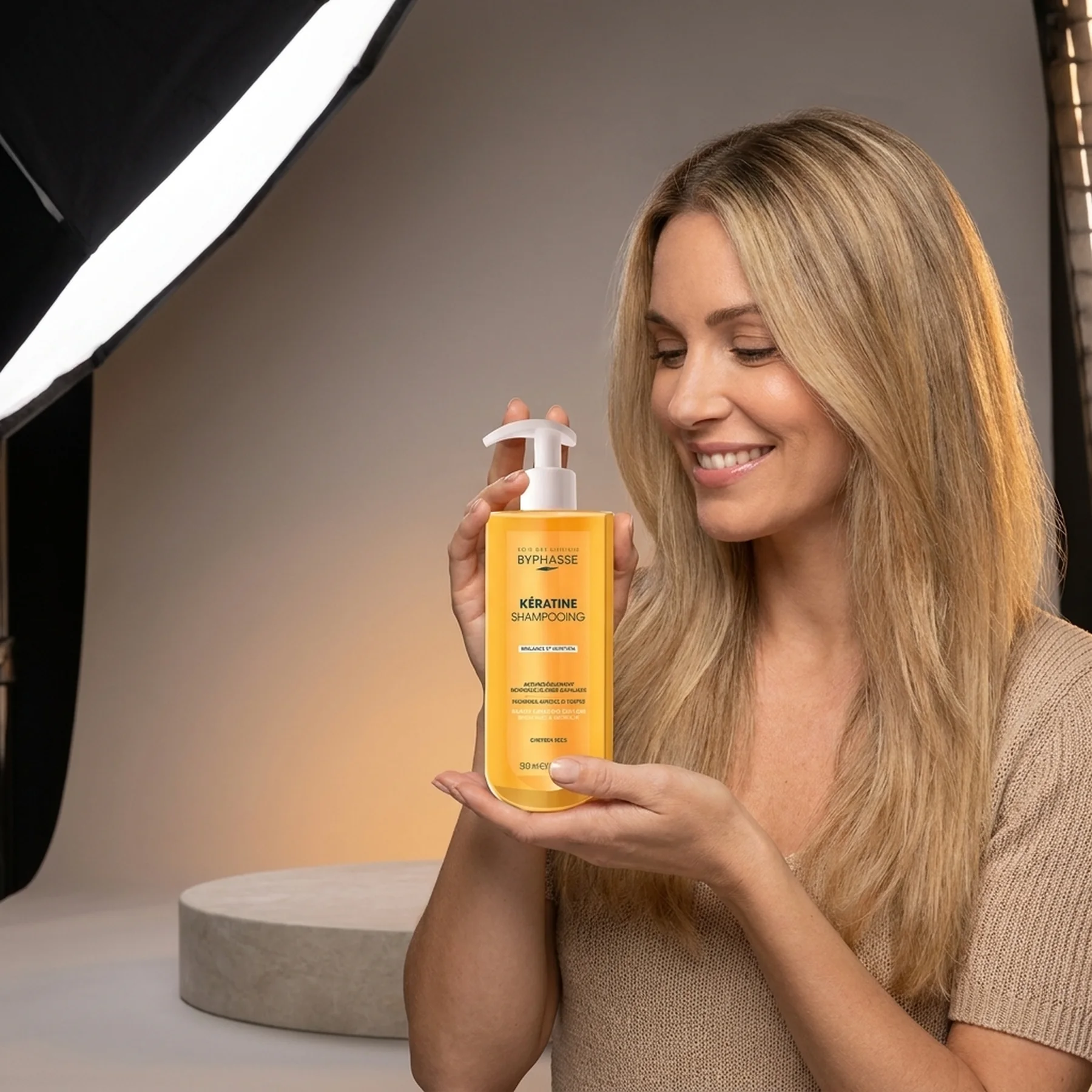 Шампунь для сухих волос Byphasse Keratine Shampoo 500 мл