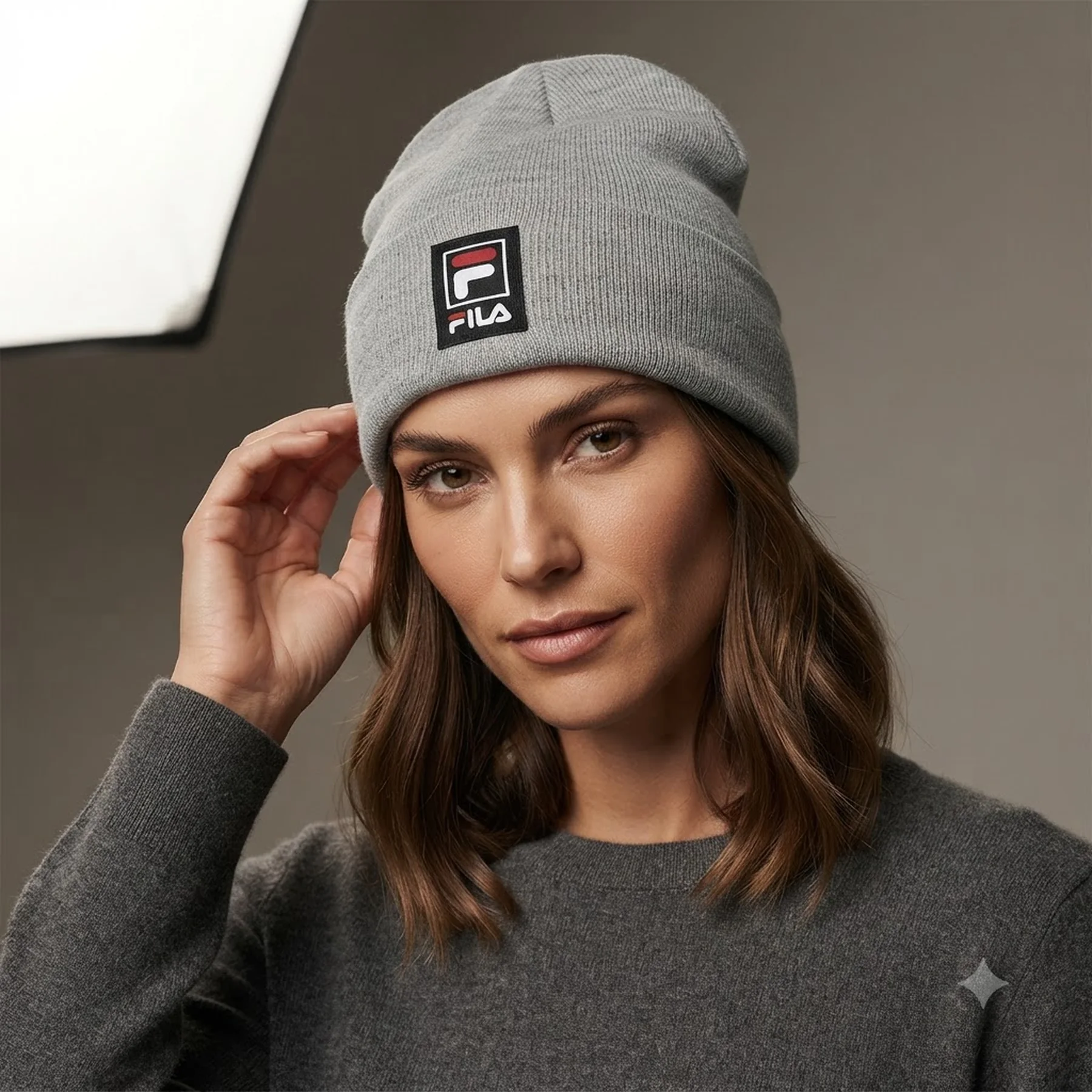 Шапка 116029FLA-1A FILA one size (59) Сірий