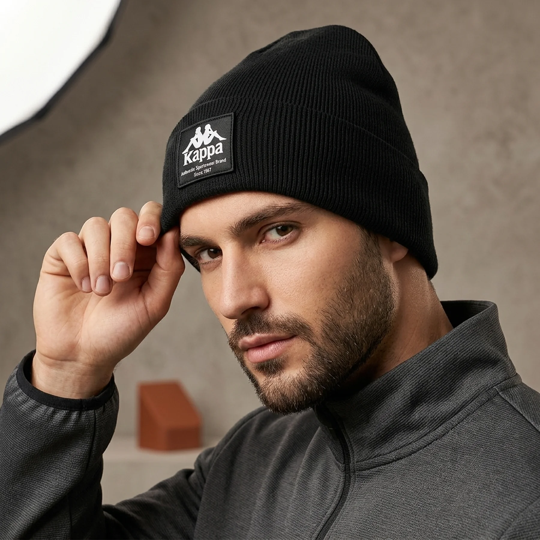 Шапка 123324KAP-99 Kappa one size (59) Чорний