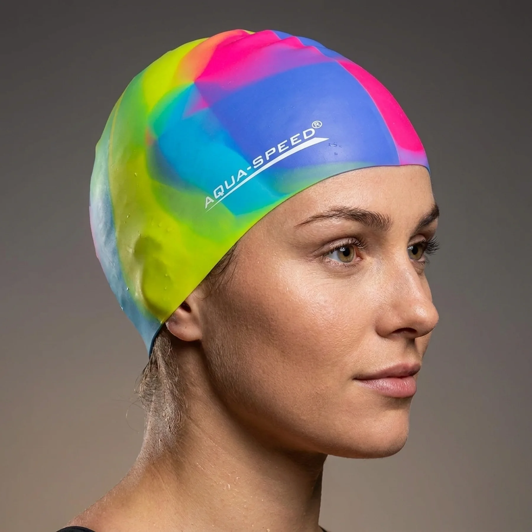 Шапка для плавання Aqua Speed BUNT 4039 мультиколор Уні OSFM