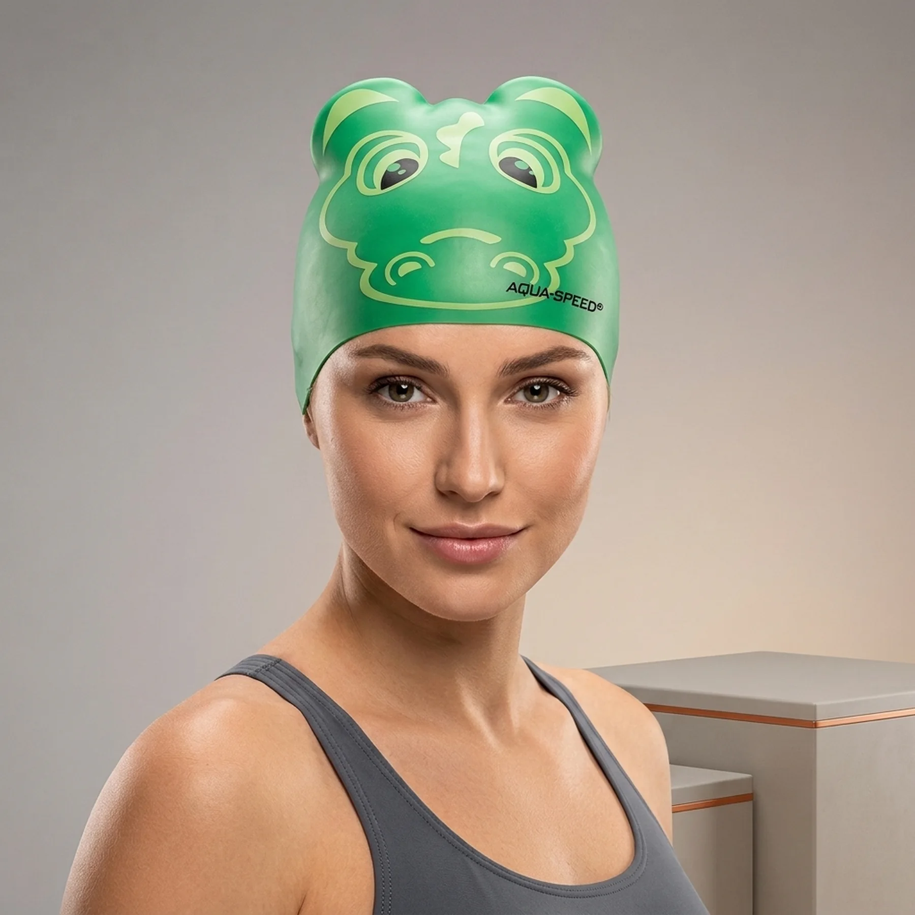Шапка для плавання Aqua Speed ZOO LATEX CROCODILE