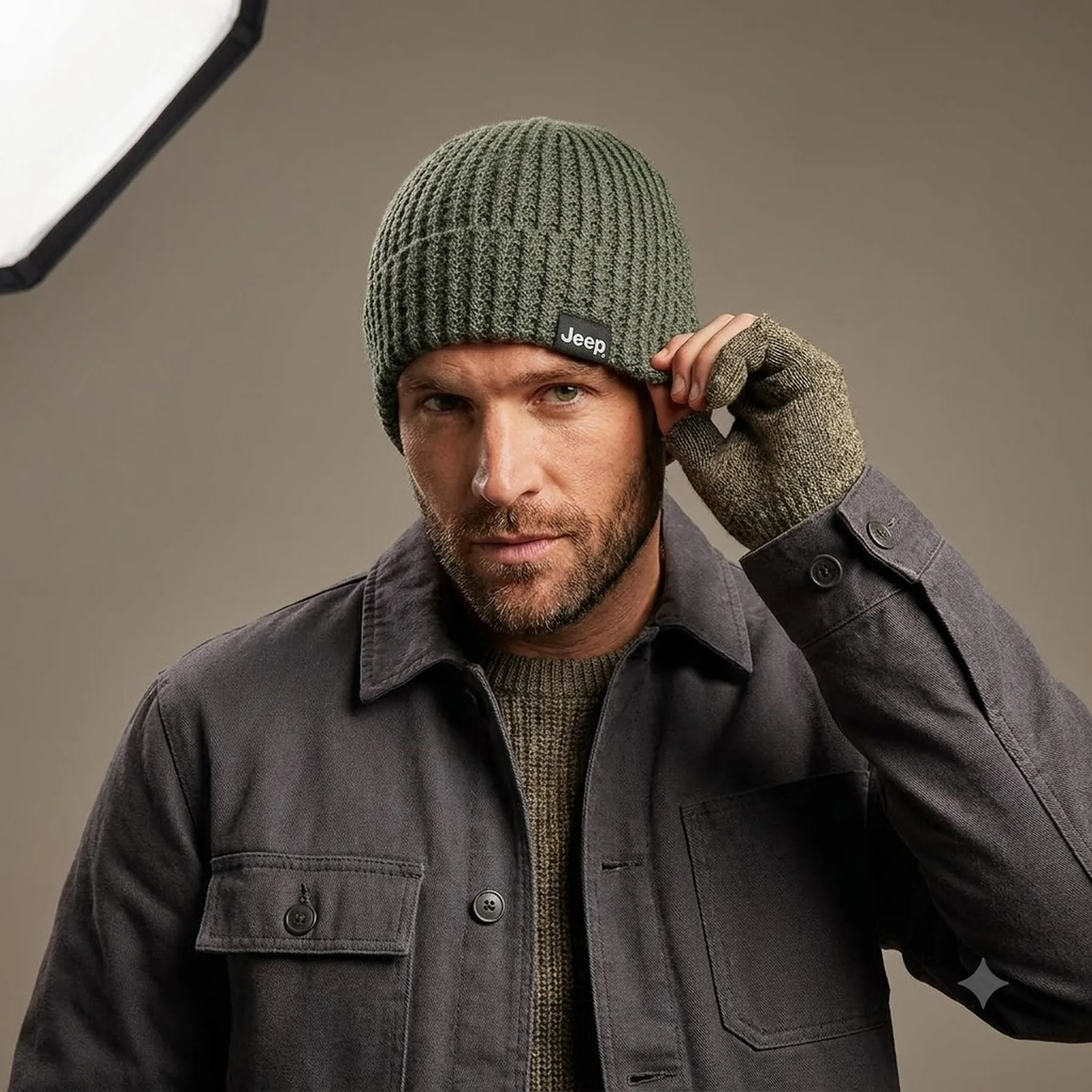 Шапка JEEP REVERSIBLE TRICOT HAT J22W