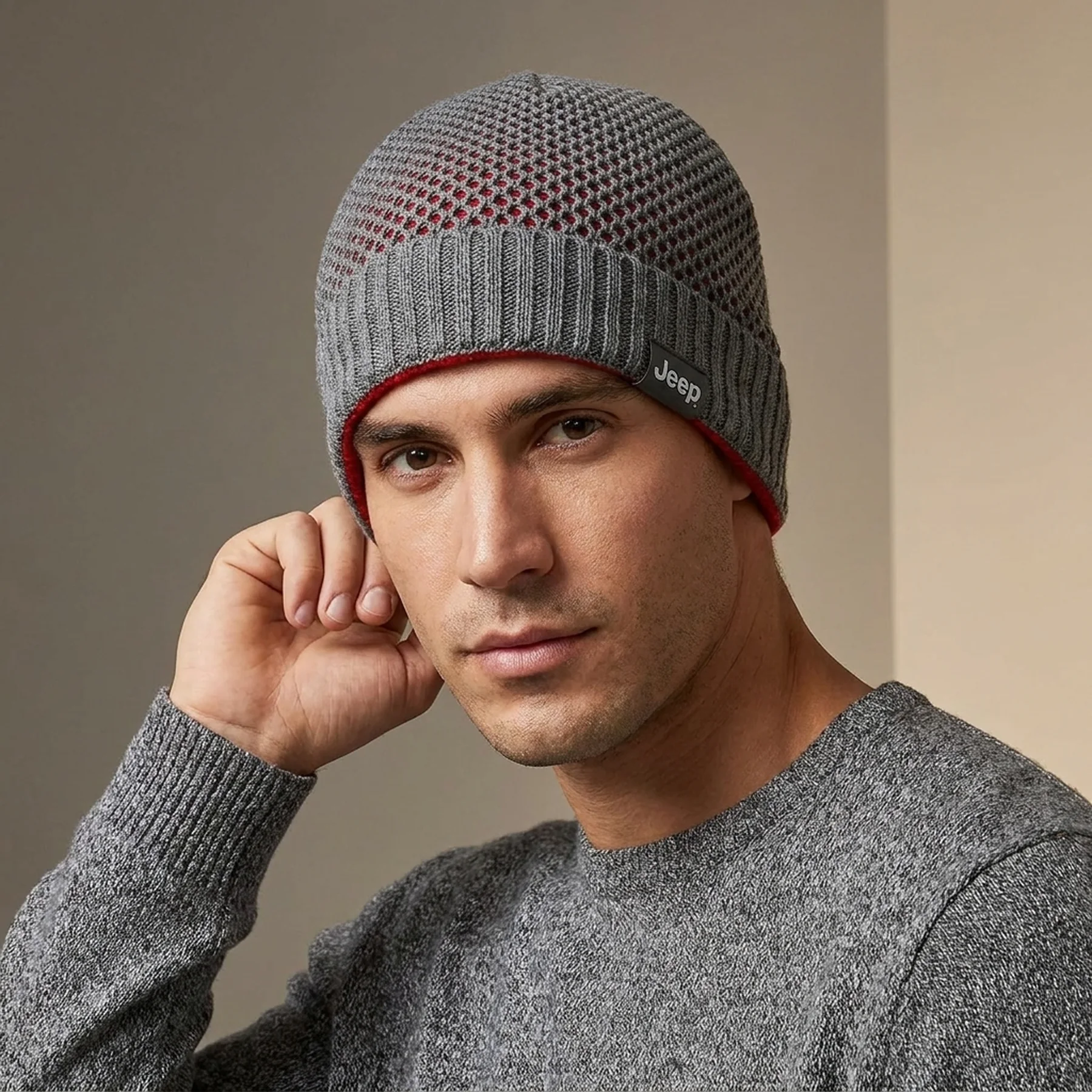 Шапка JEEP REVERSIBLE TRICOT HAT J22W