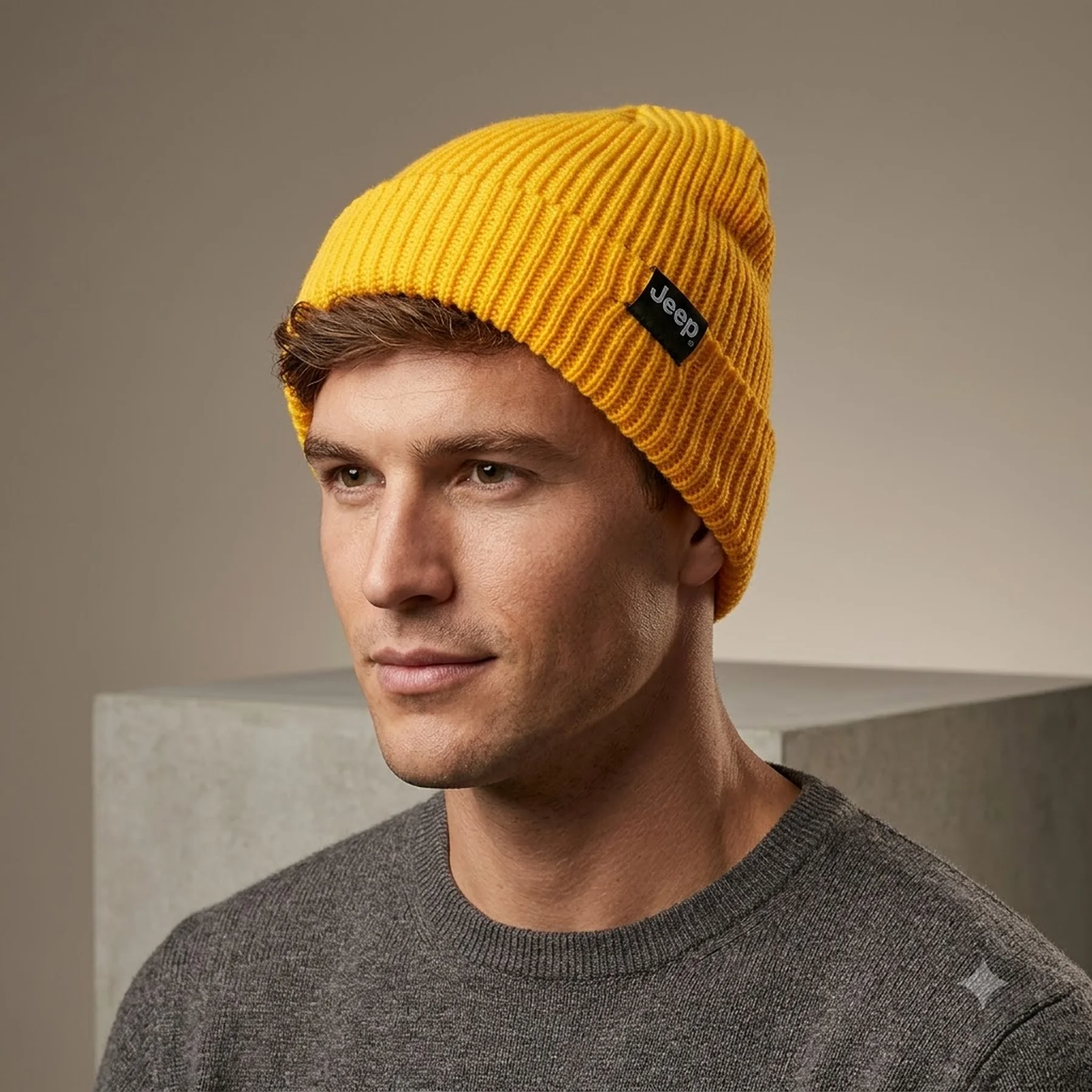 Шапка JEEP RIBBED TRICOT HAT WITH CUFF J22W