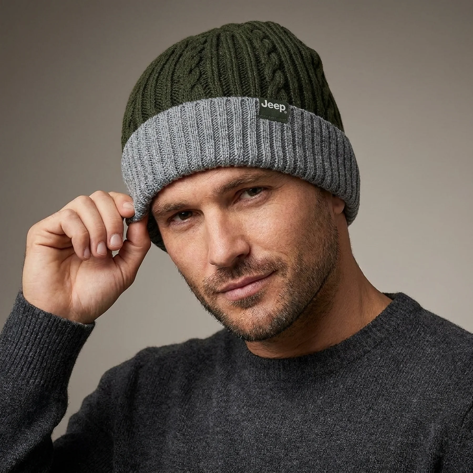 Шапка JEEP TWISTED TRICOT HAT J22W