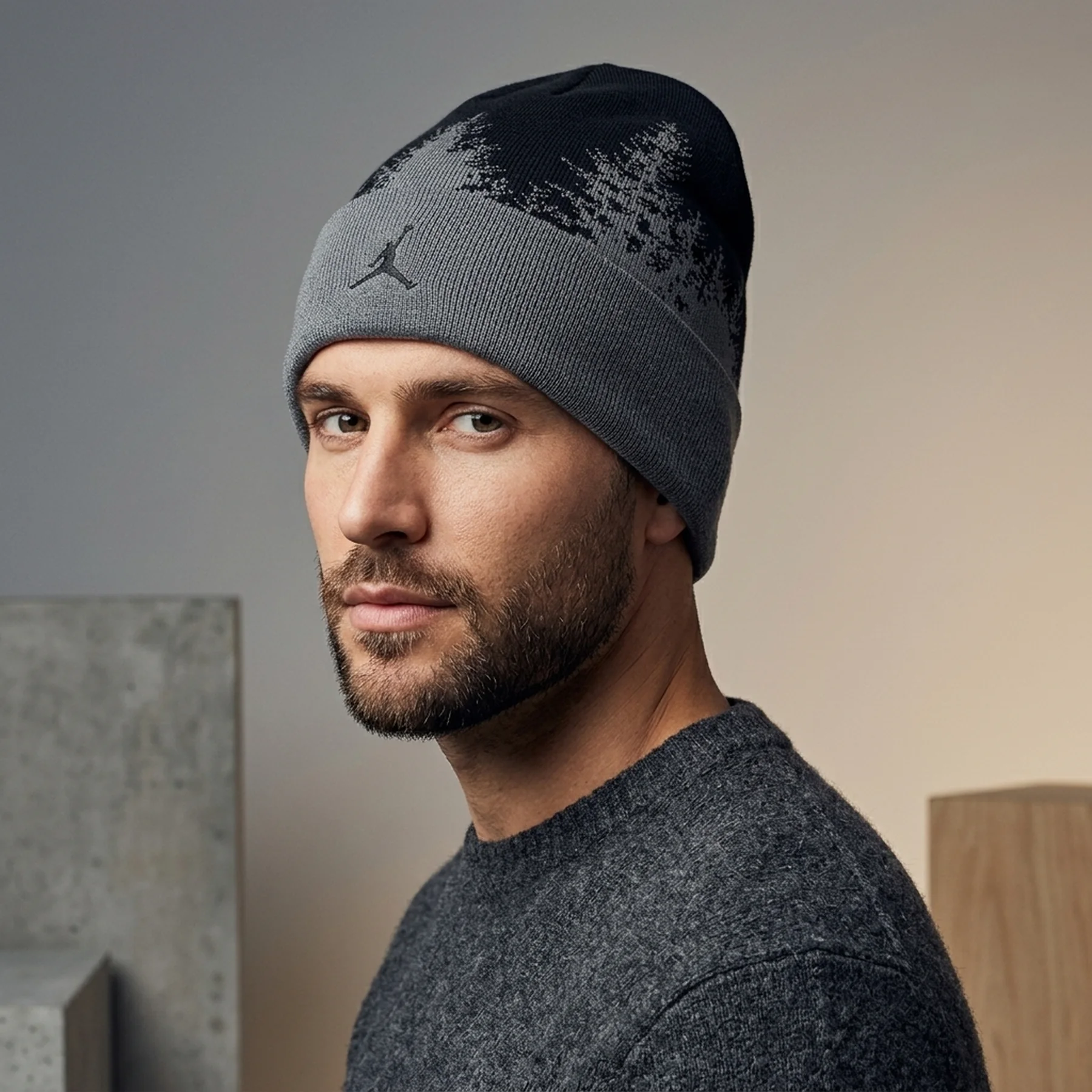 JORDAN U J PEAK BEANIE GIFT GVING AOJ