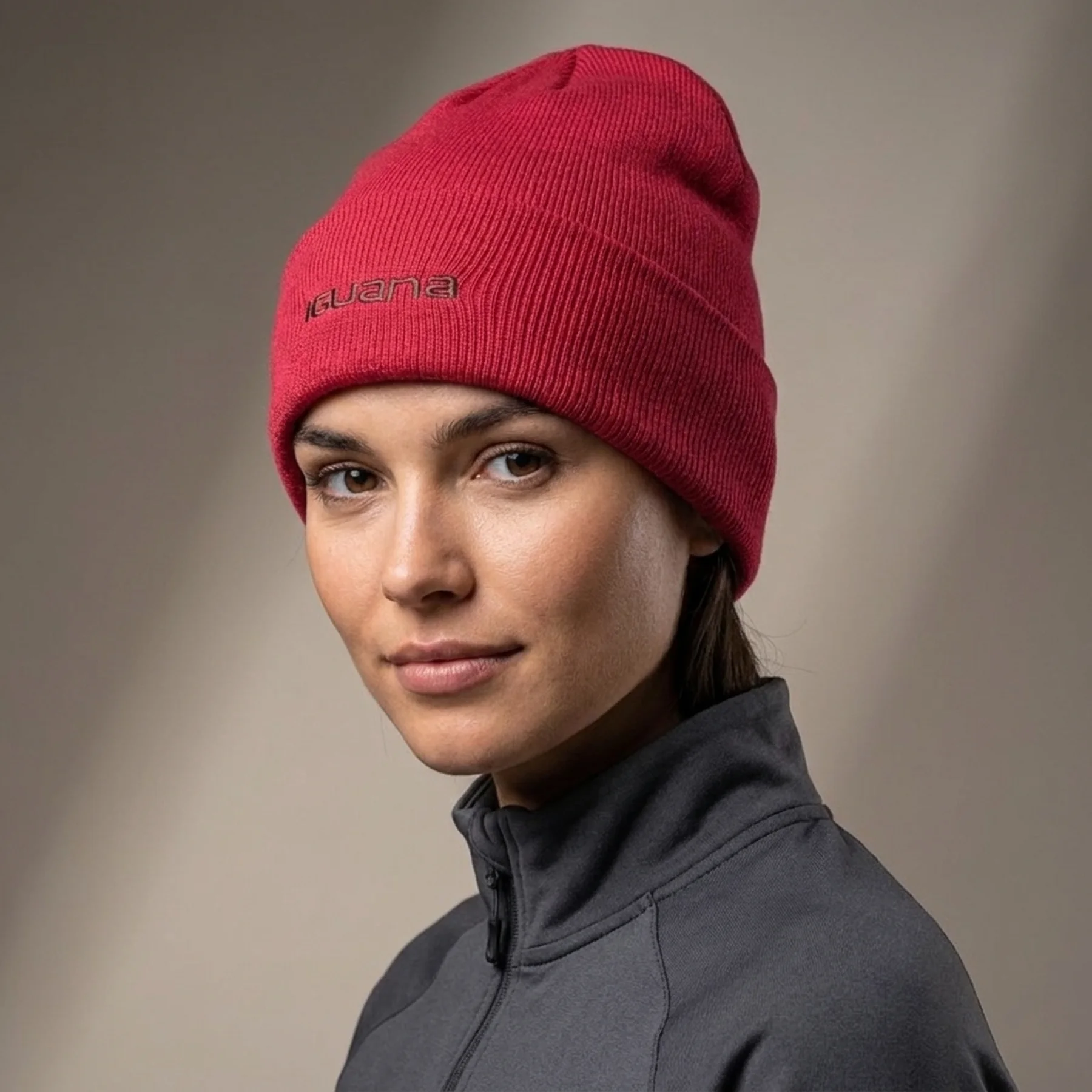 Шапка LEA W-AMBIL RED IGUANA OS Червоний