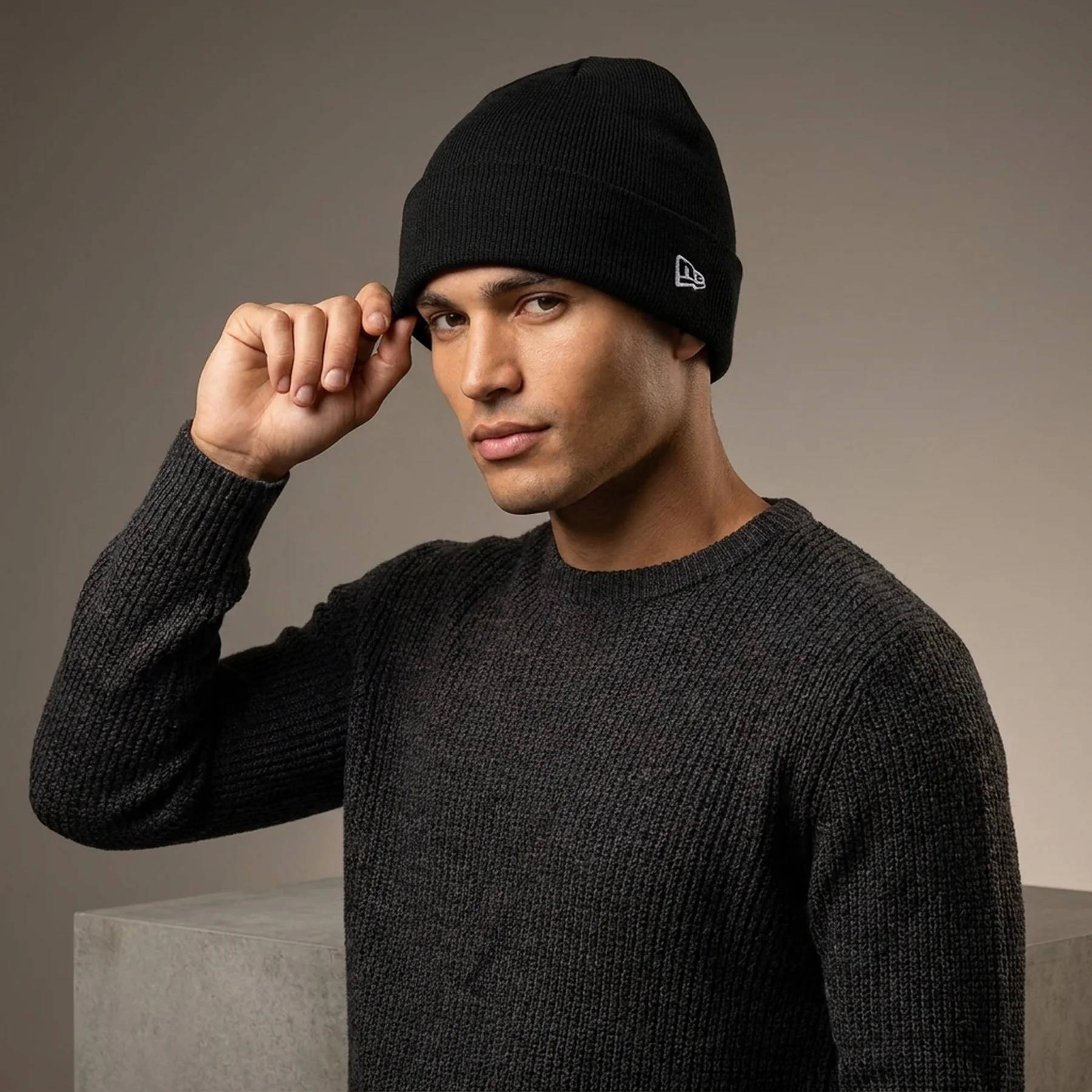 Шапка New Era ZIMOWA CUFF KNIT BLK