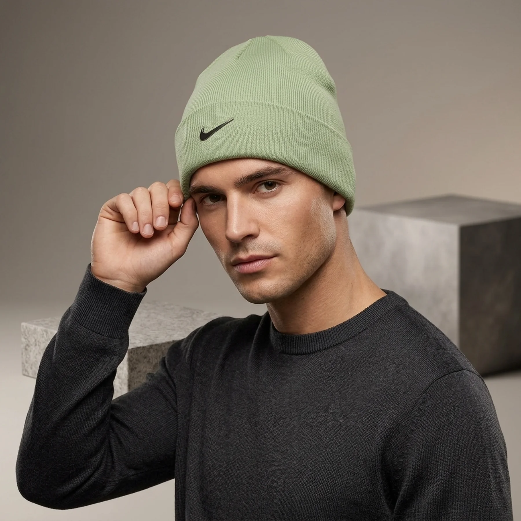 U NK PEAK BEANIE SC MTSWSH L