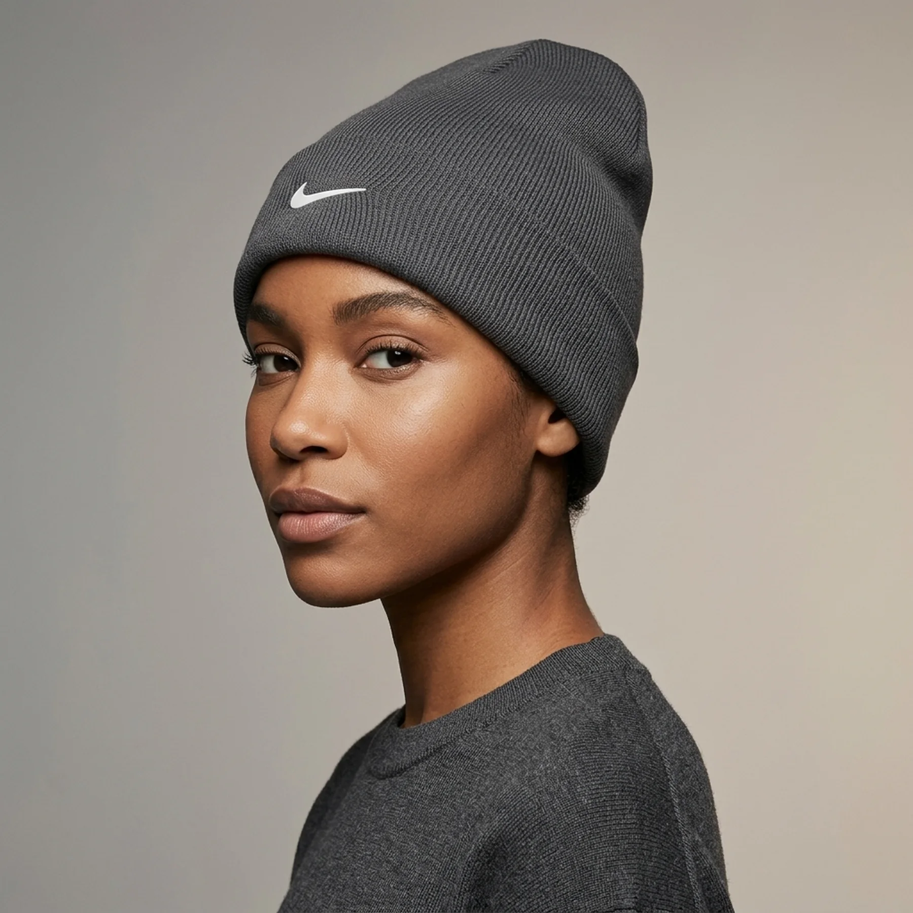 Шапка Nike Peak Swoosh Beanie FB6492-068