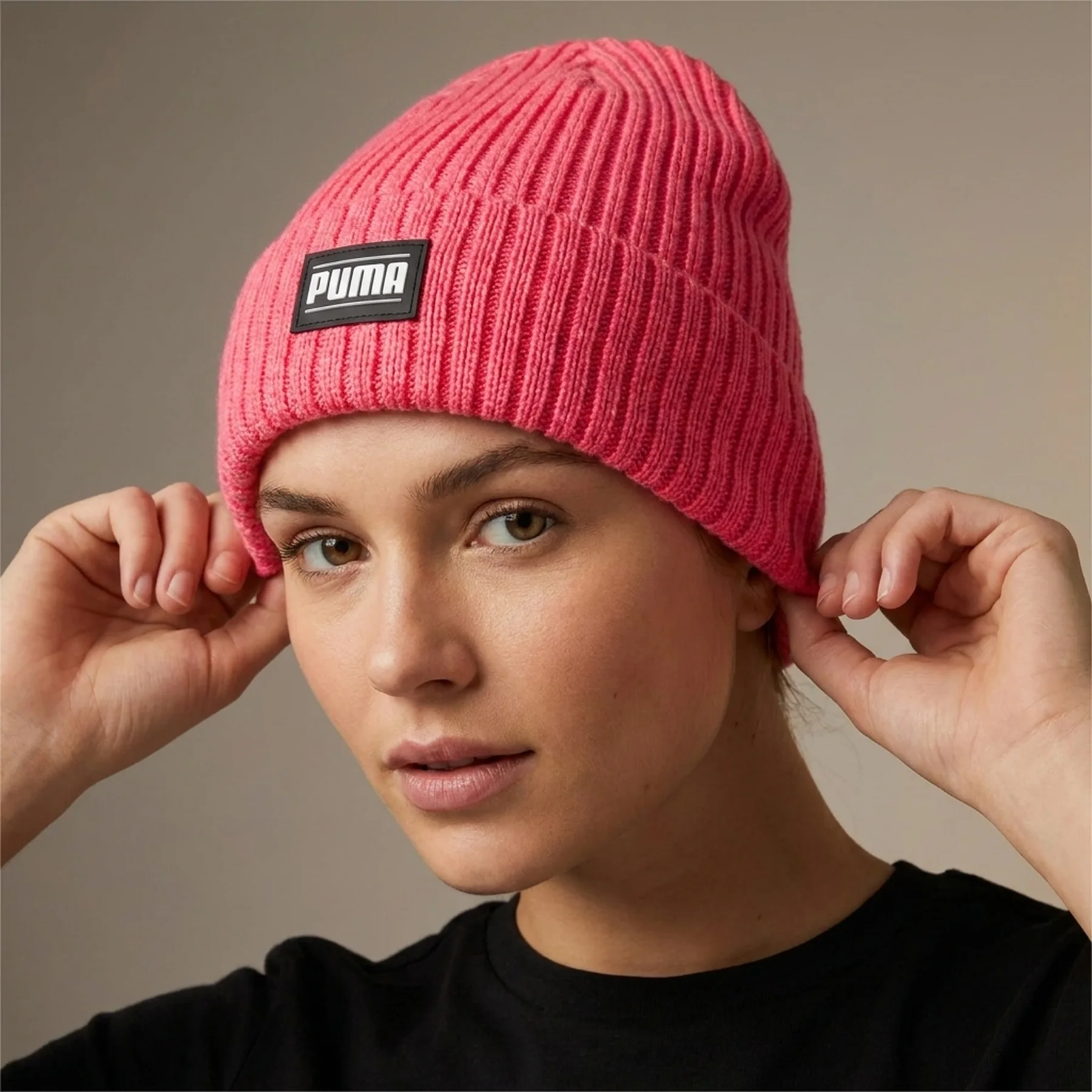 Шапка PUMA Ribbed Classic Cuff Beanie