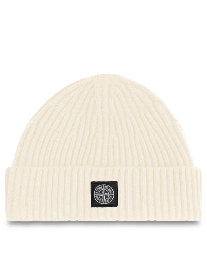 Шапка Stone Island White