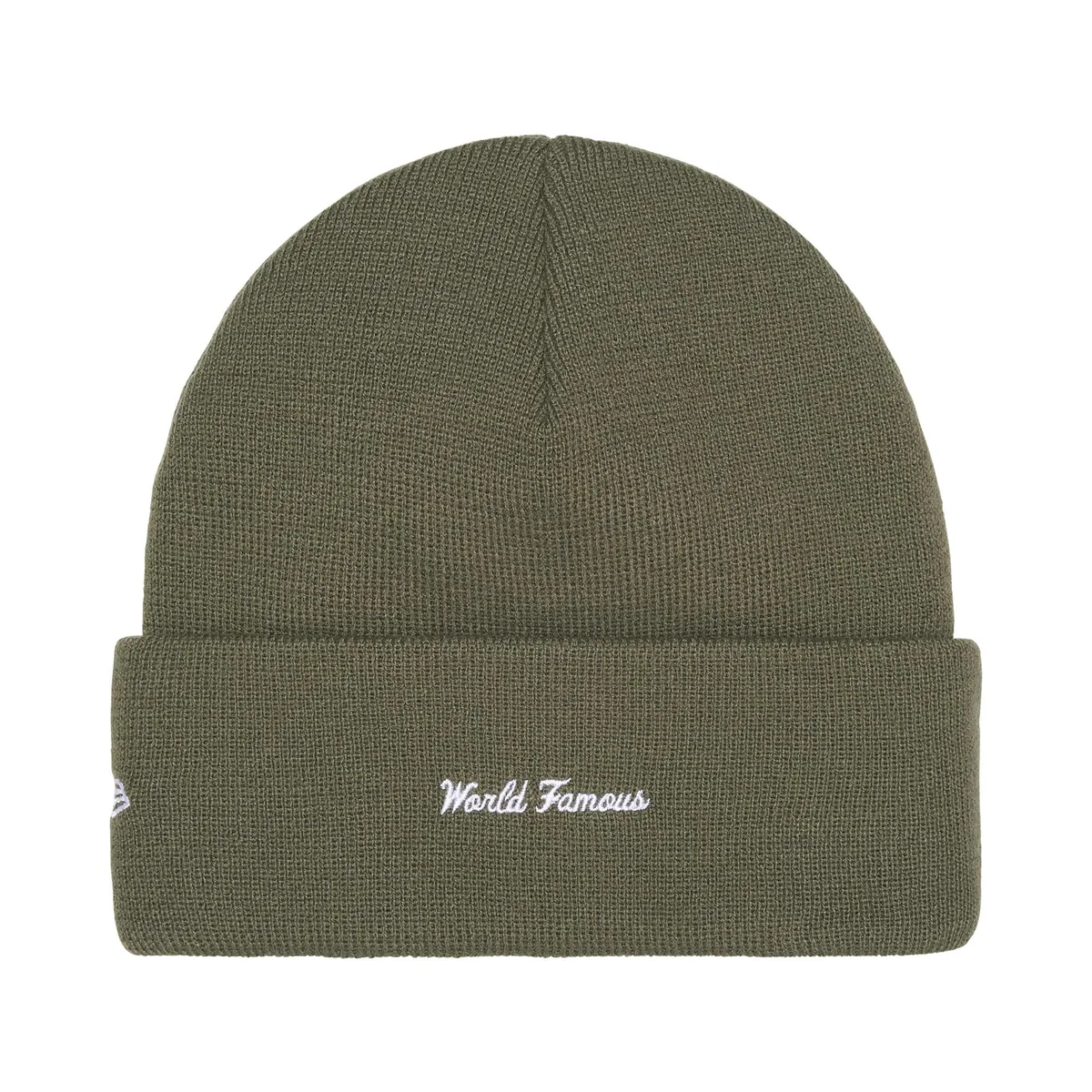 Шапка Supreme New Era Box Logo Beanie 'Olive'