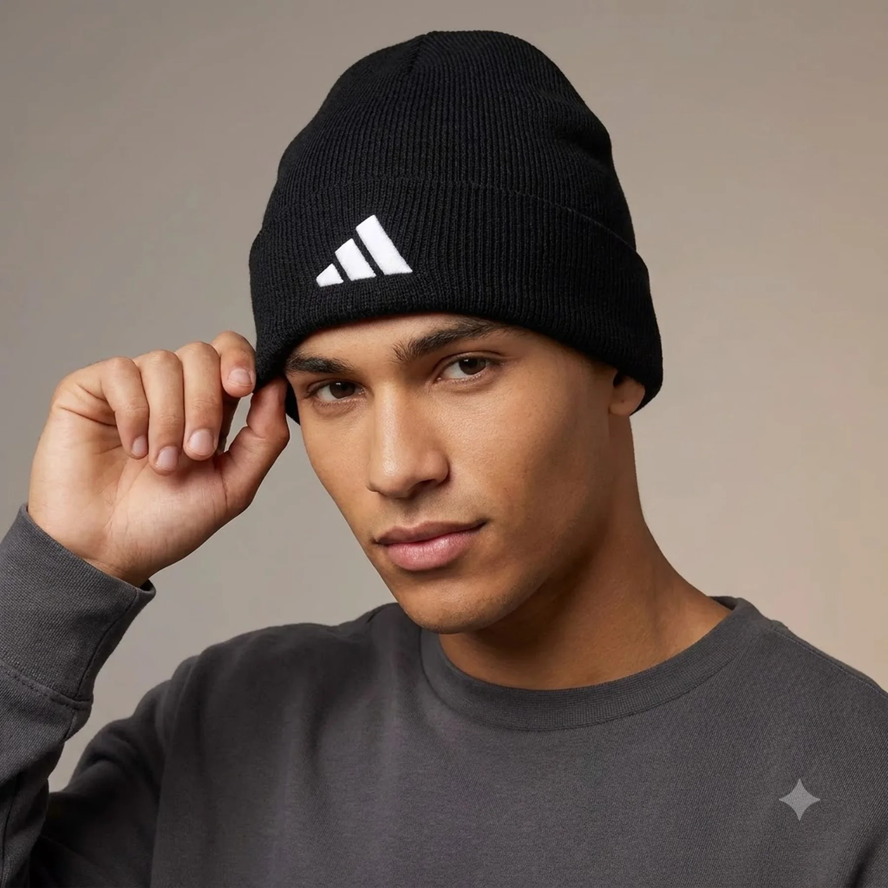 Шапка UNISEX NEW LOG BEA CUF JM0428 Adidas OSFY Чорний