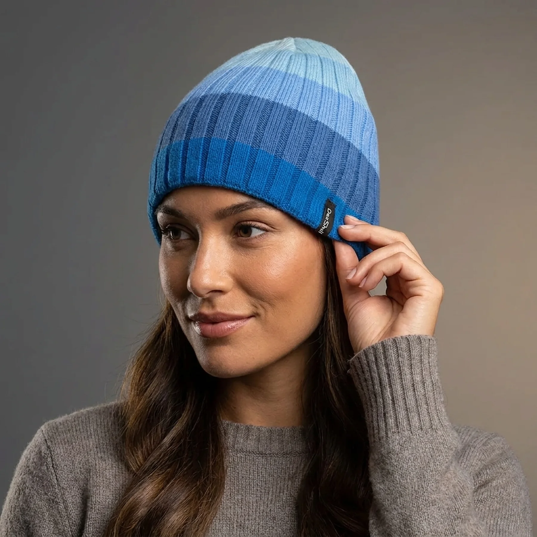 Шапка водонепроникна Dexshell Beanie Gradient (56-58cm) блакитний