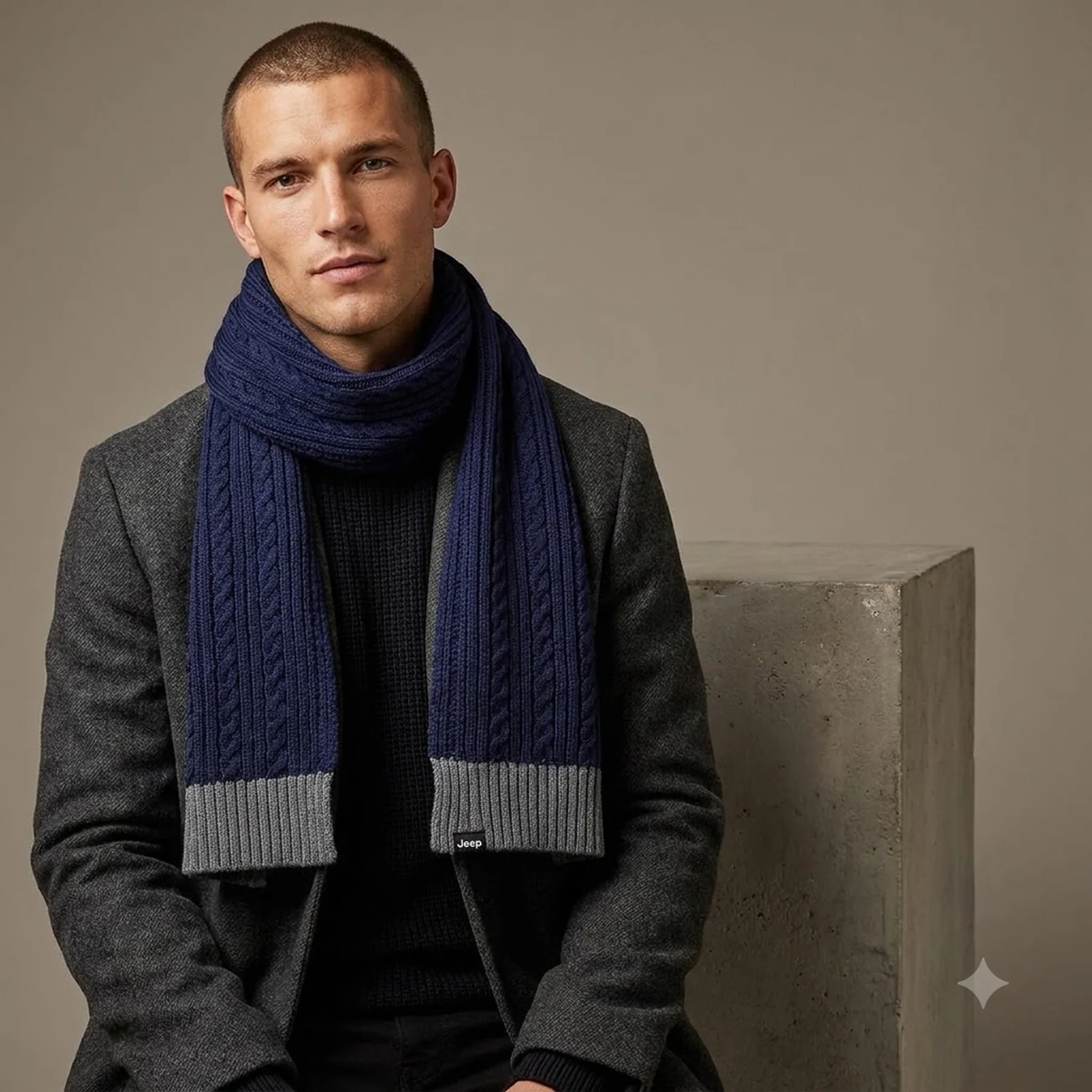 Шарф JEEP TWISTED TRICOT SCARF J22W