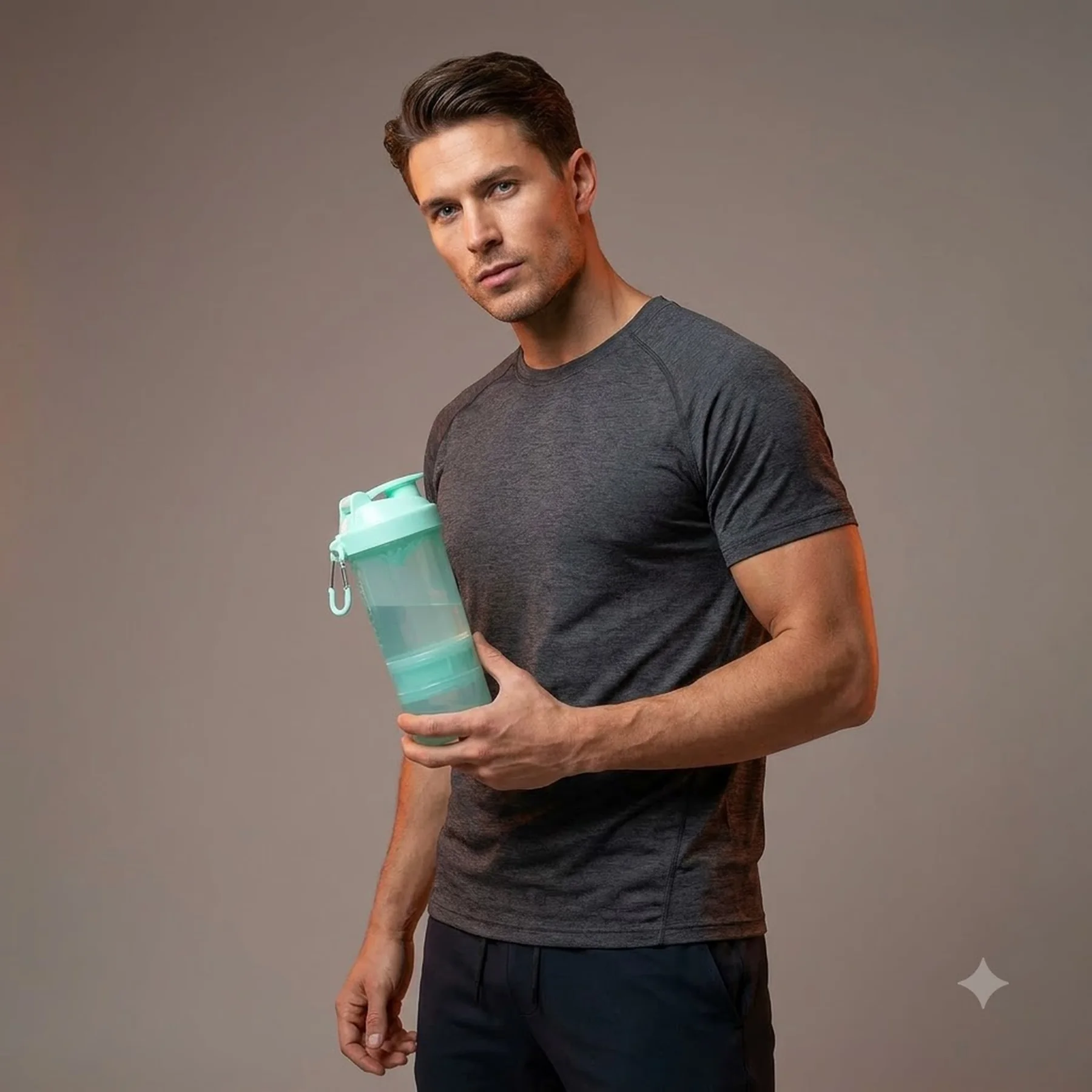 Шейкер спортивний SmartShake Original2GO 600ml Mint Green