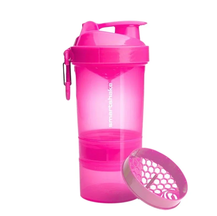 Шейкер спортивний SmartShake Original2GO 600ml Neon Pink