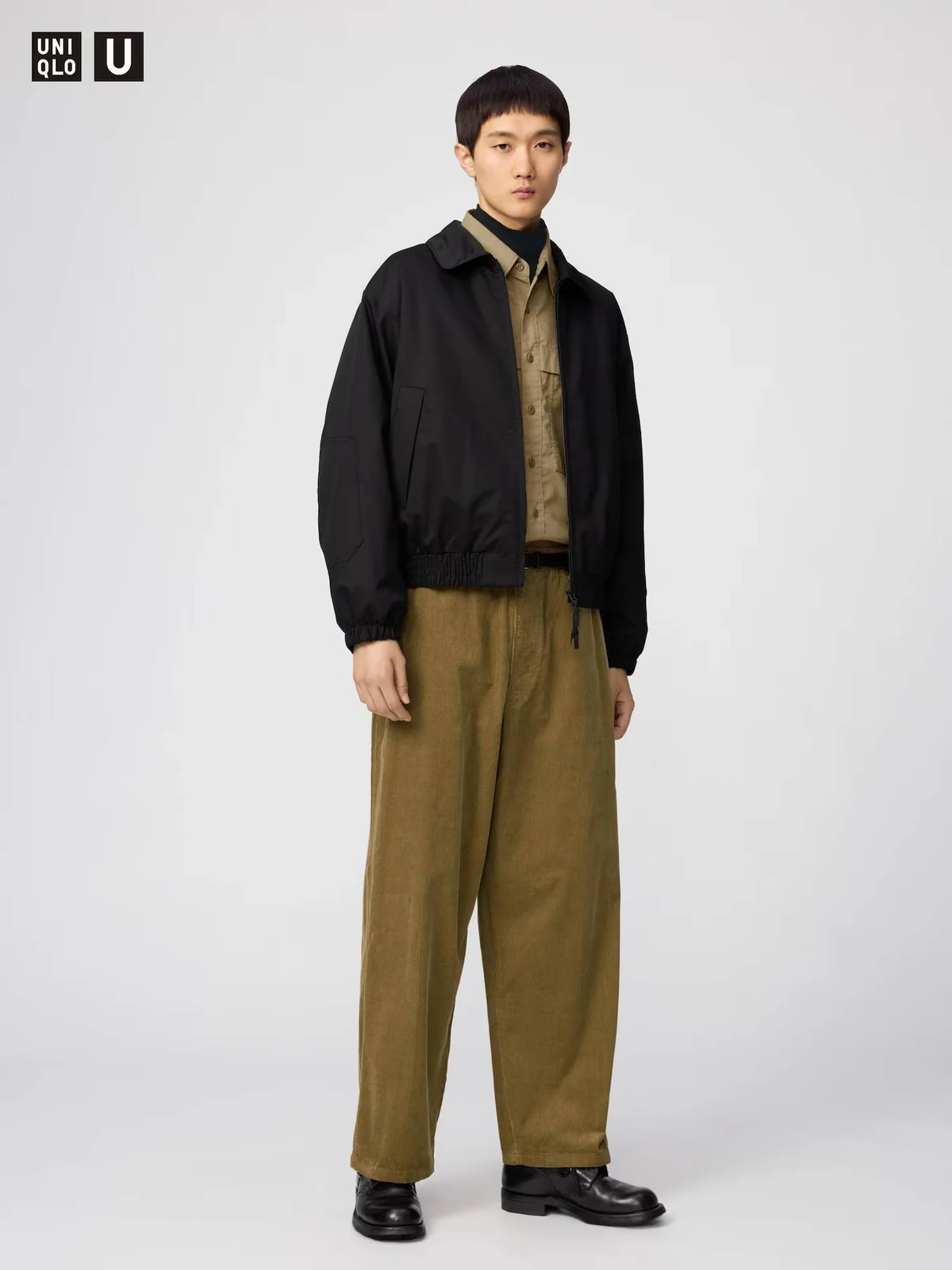Широкі вельветові штани UNIQLO штани 1159855971