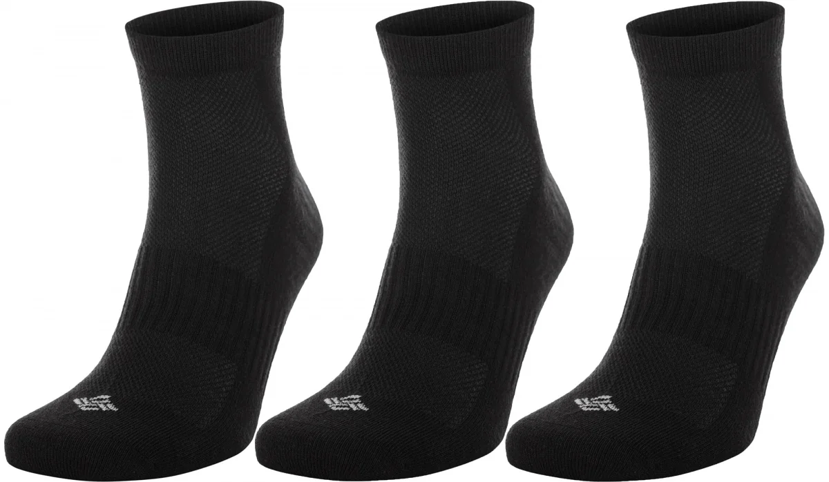Шкарпетки (3 пари) NEW COTTON QUARTER SOCKS 3 PACK NCQS3PCLB-BLK Columbia NCQS3PCLB-BLK M Шкарпетки для активного відпочинку (3 пари) NEW COTTON QUARTER SOCKS 3 PACKчорний р. (39-42) Чорний