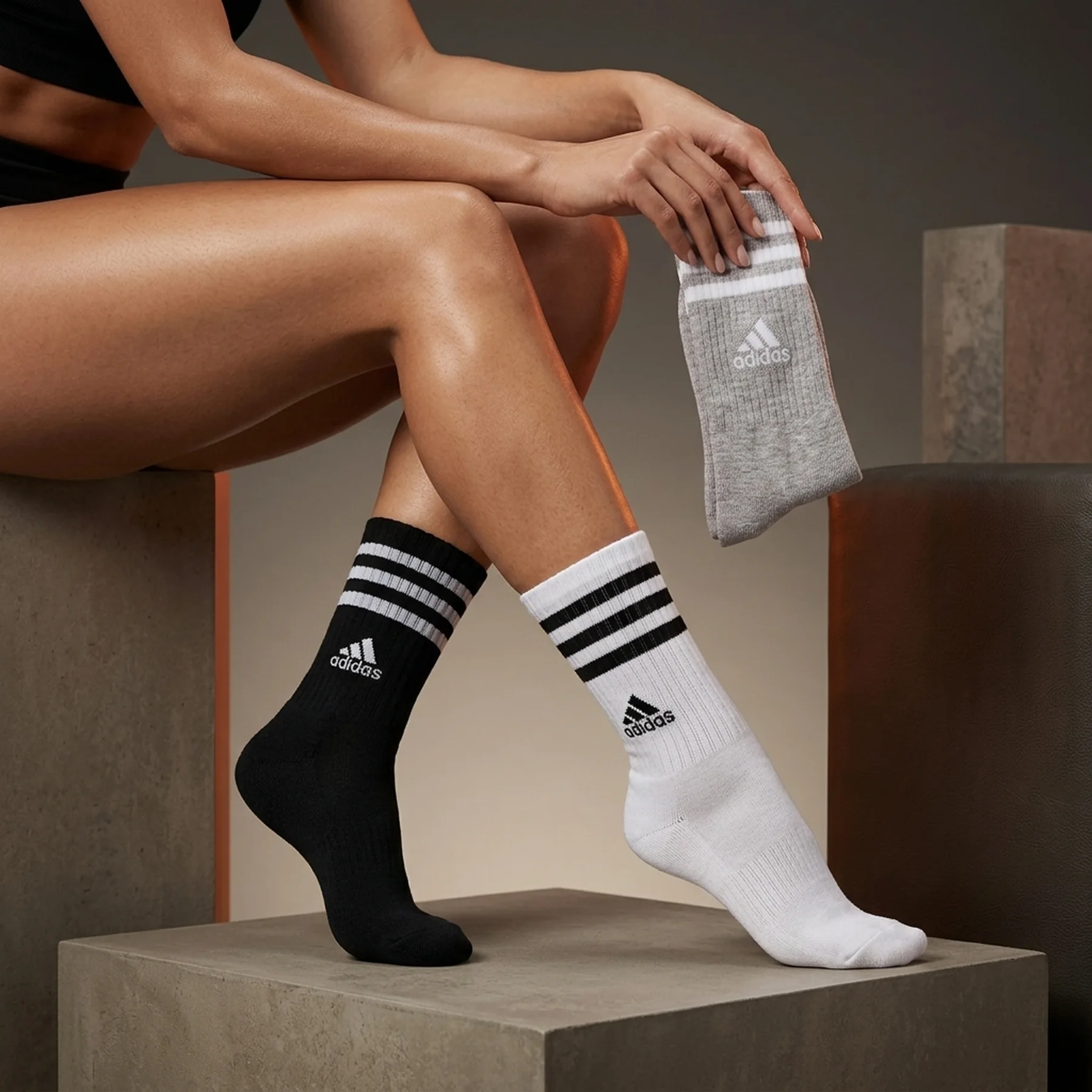 Шкарпетки Adidas 3S C SPW CRW