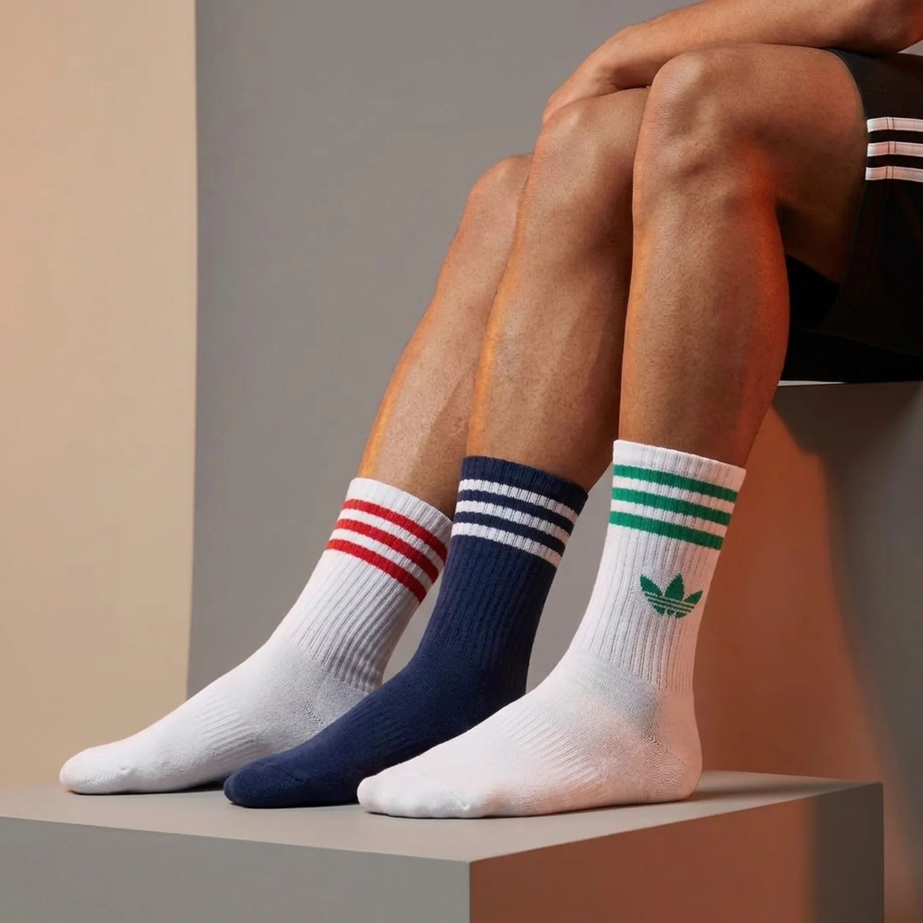 Шкарпетки Adidas 3S Crew S Multi (3 ) (JV7408)
