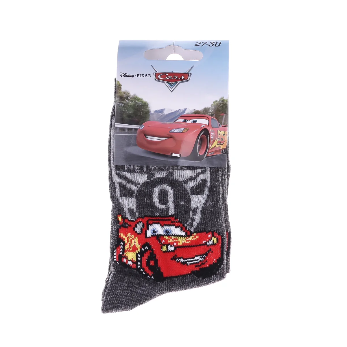 Шкарпетки CARS LIGHTENING MC QUEEN сірий Діт 31-34, арт.83899420-2
