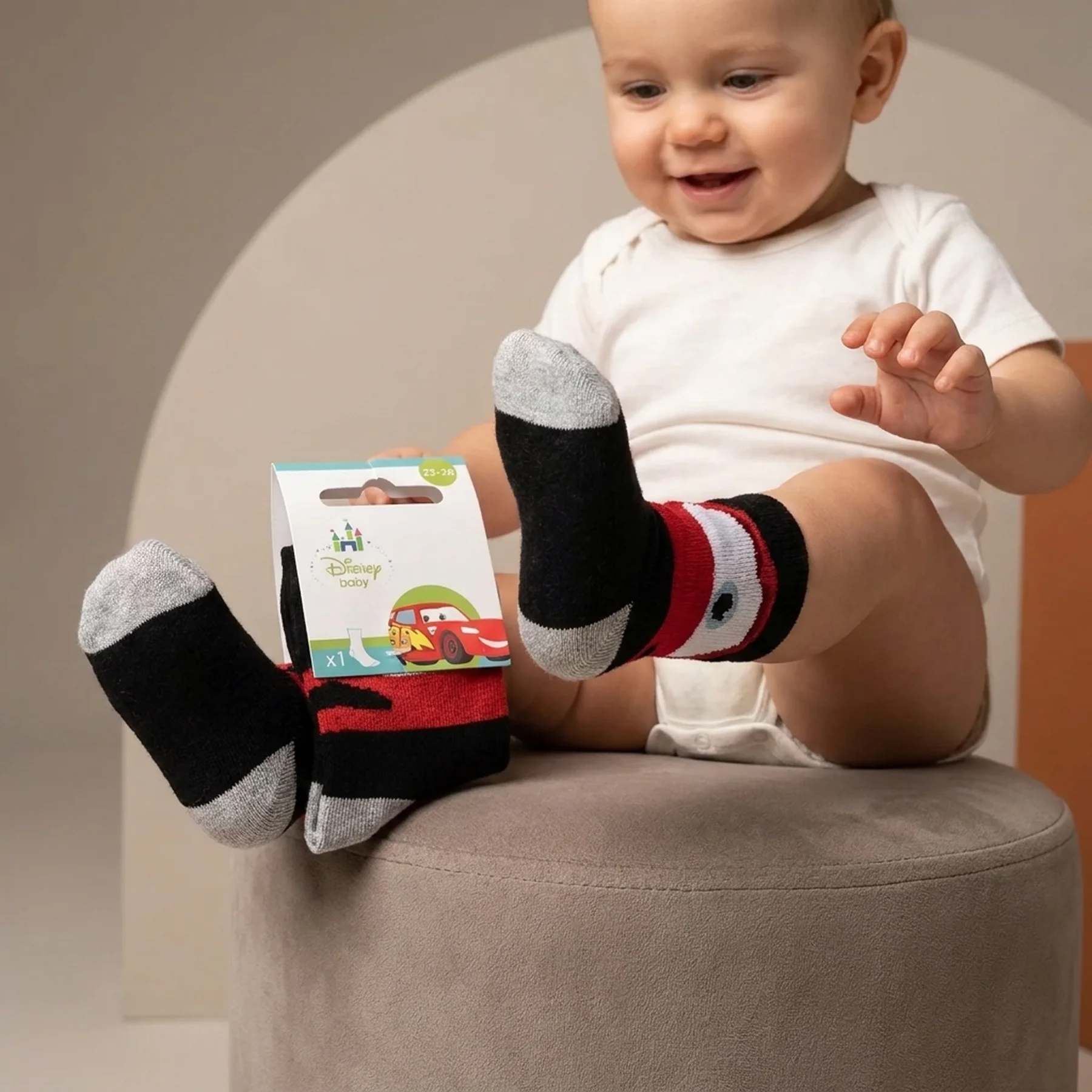 Шкарпетки CARS SOCKS чорний Діт 23-26, арт.43897548-1