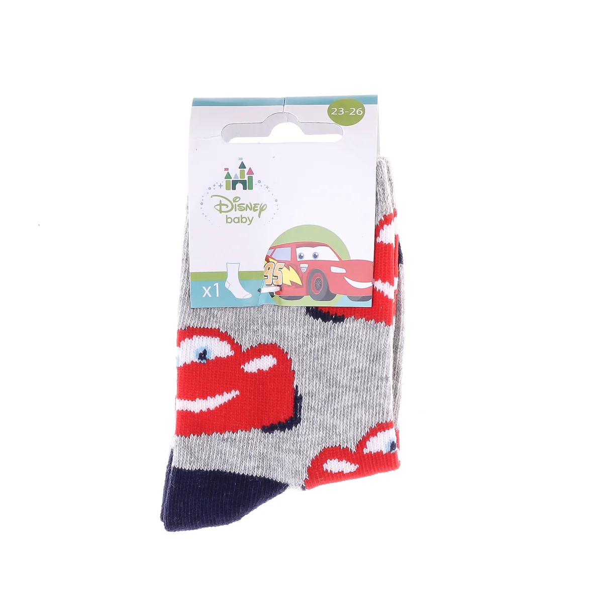 Шкарпетки CARS SOCKS світло-сірий Діт 23-26, арт.43897548-4