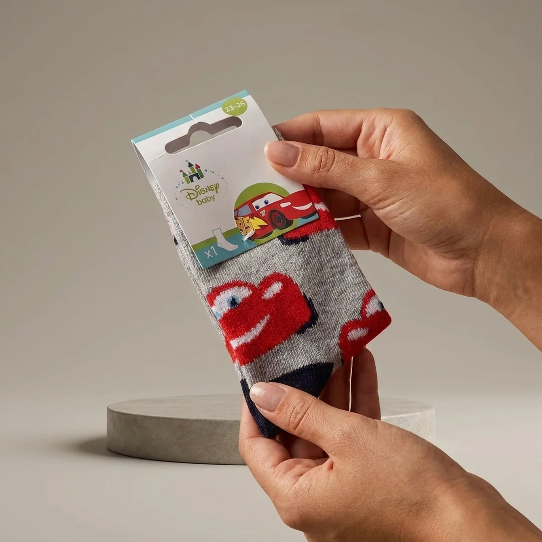 Шкарпетки CARS SOCKS світло-сірий Діт 23-26, арт.43897548-4