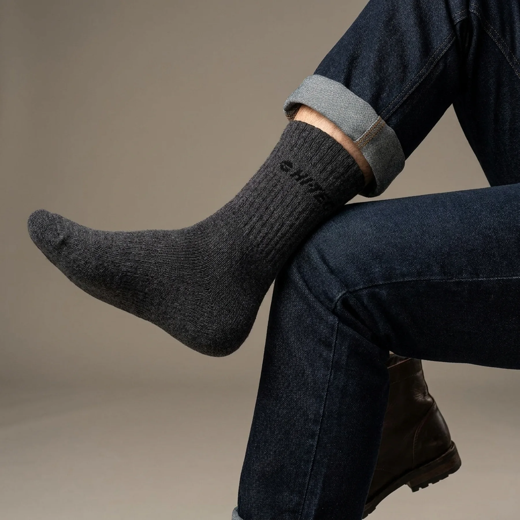 Шкарпетки CHIRO PACK-DK GREY MELANGE/BLK HITEC 40-43 Темно-сірий