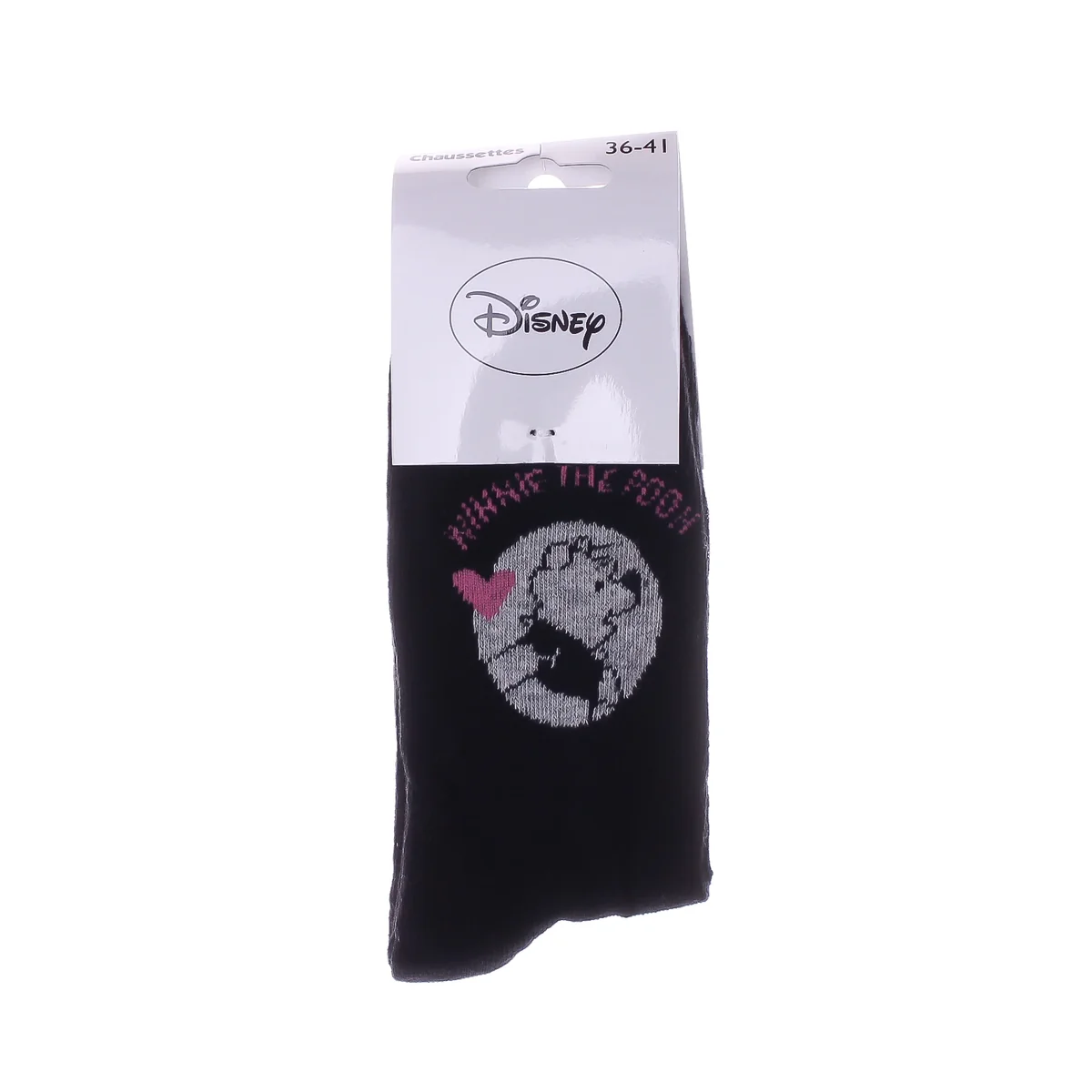 Шкарпетки Disney Winnie L Ourson Winnie The Pooh + Heart 1-pack чорний, сірий Діт 36-41