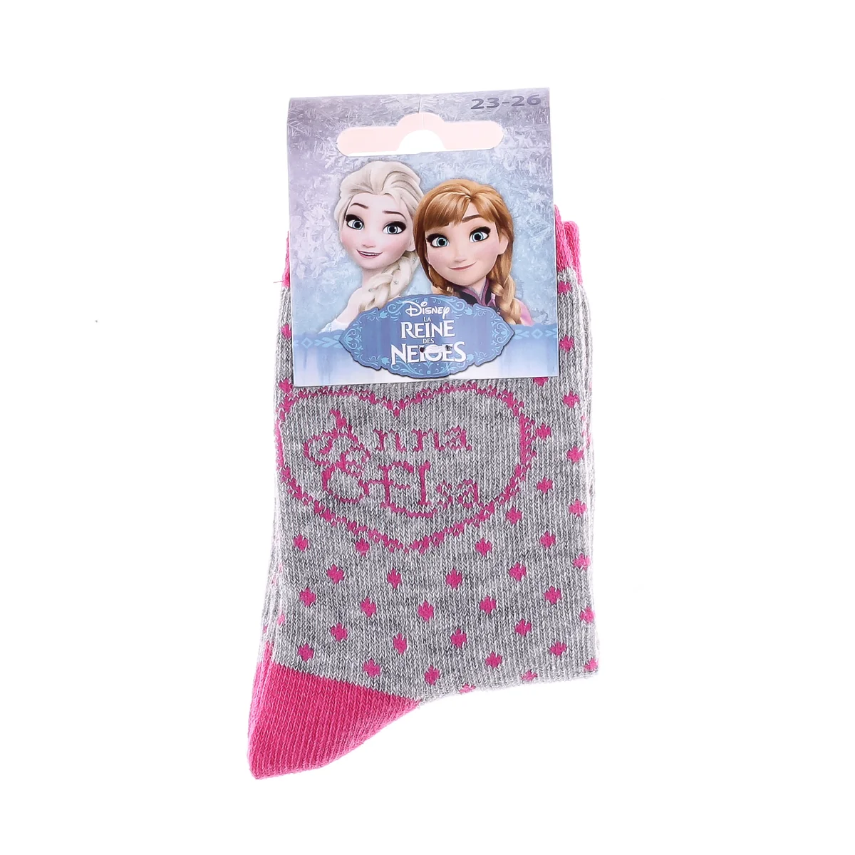 Шкарпетки FROZEN ANNA ET ELSA сірий Діт 23-26 арт 43890747-5