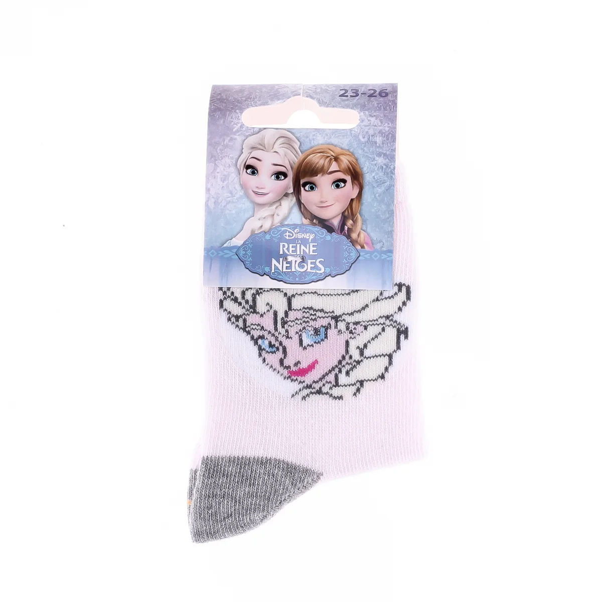 Шкарпетки FROZEN ANNA пурпурний, сірий Діт 23-26 арт 43890747-3