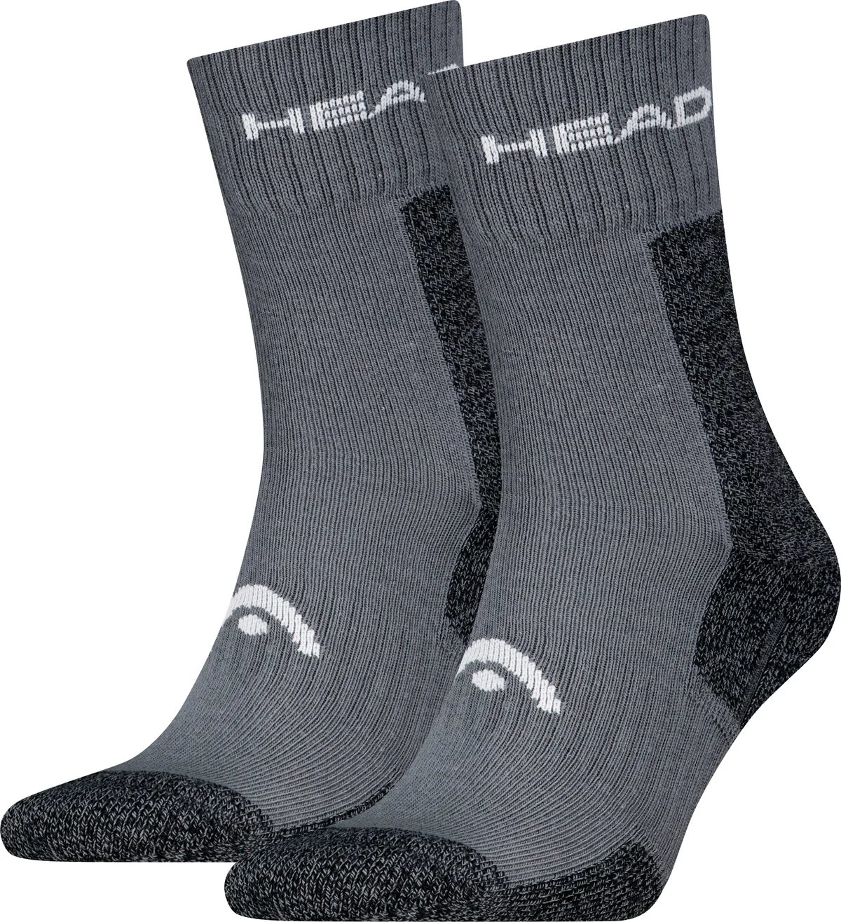 Шкарпетки Head ELEMENTS HIKING CREW 2P сірий 39-42 (701229013-002)