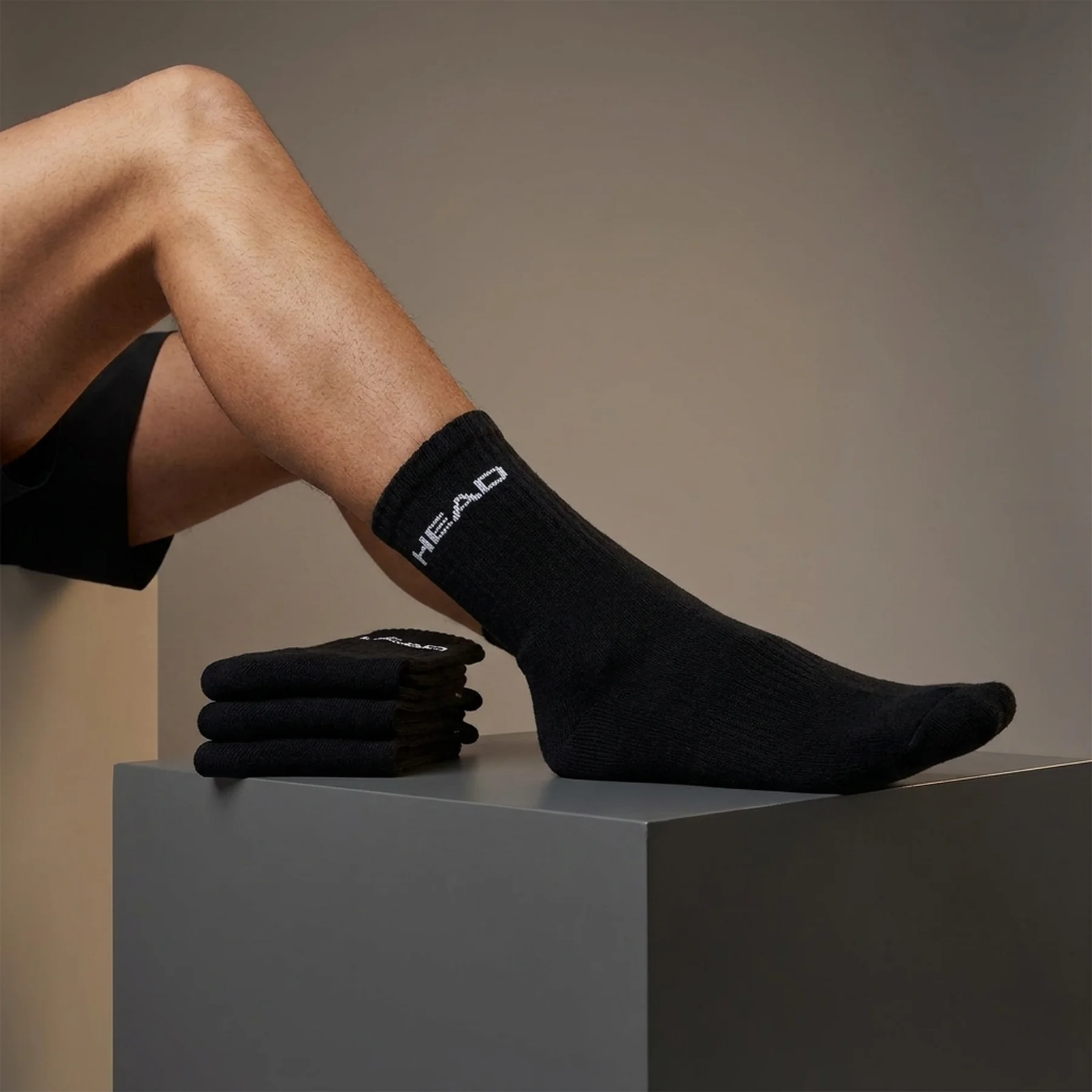 Шкарпетки Head SHORT CREW 3PPK UNISEX чорний Уні 35-38