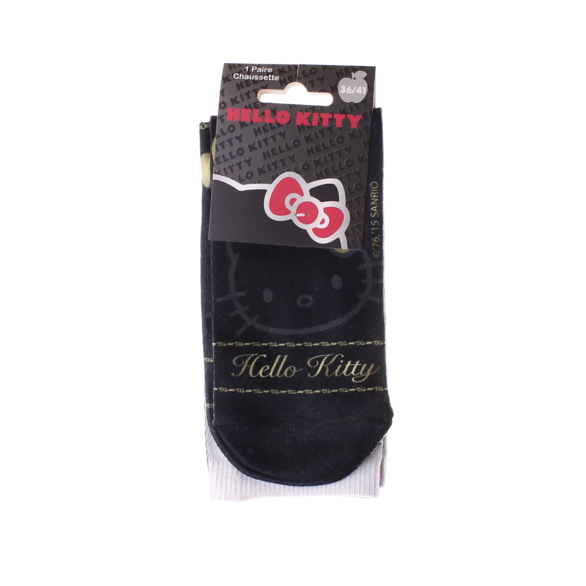 Шкарпетки HELLO KITTY + COLLIER чорний Діт 36-41