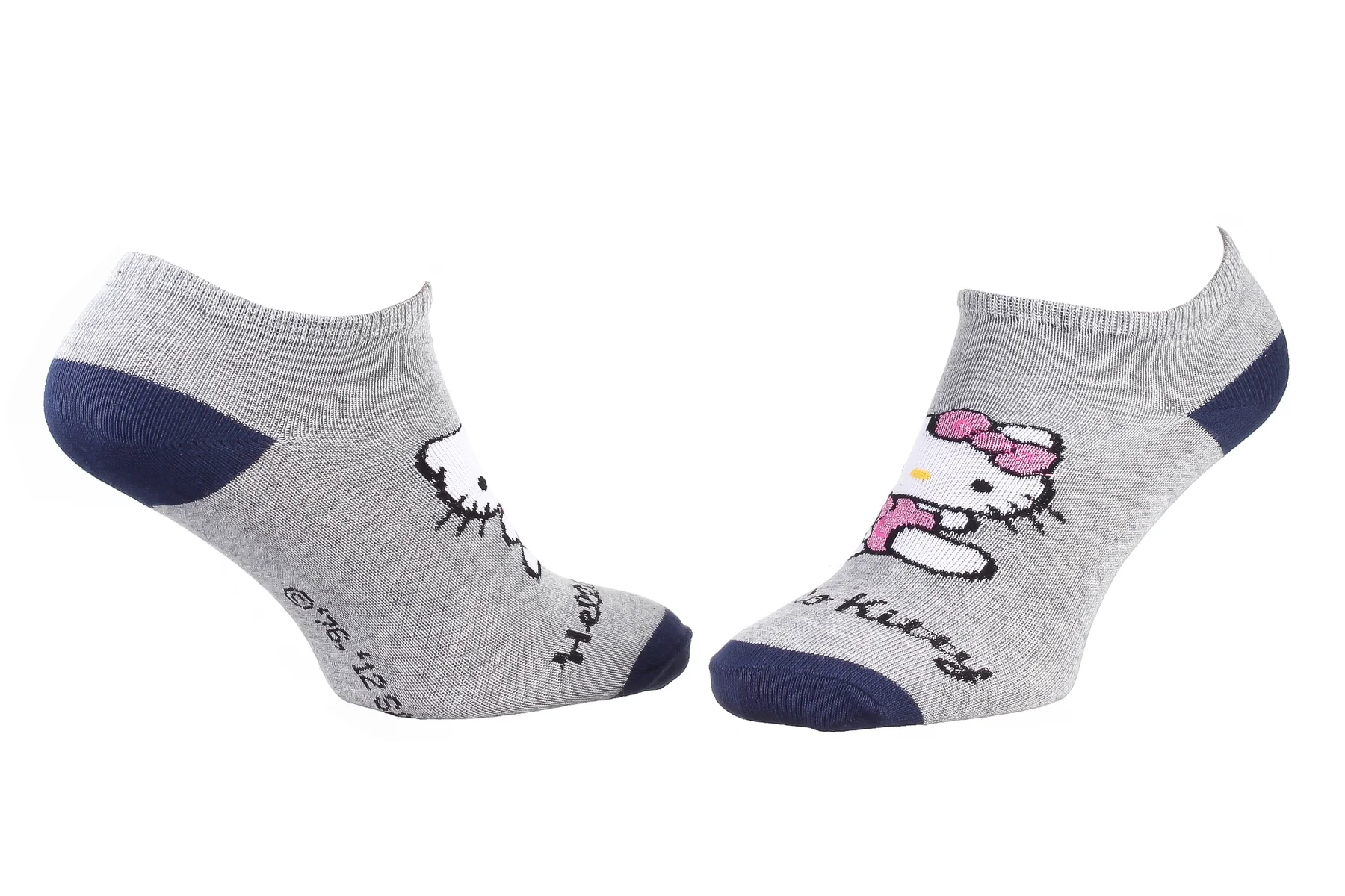 Шкарпетки HELLO KITTY COURT сірий, синій Діт 35 - 41