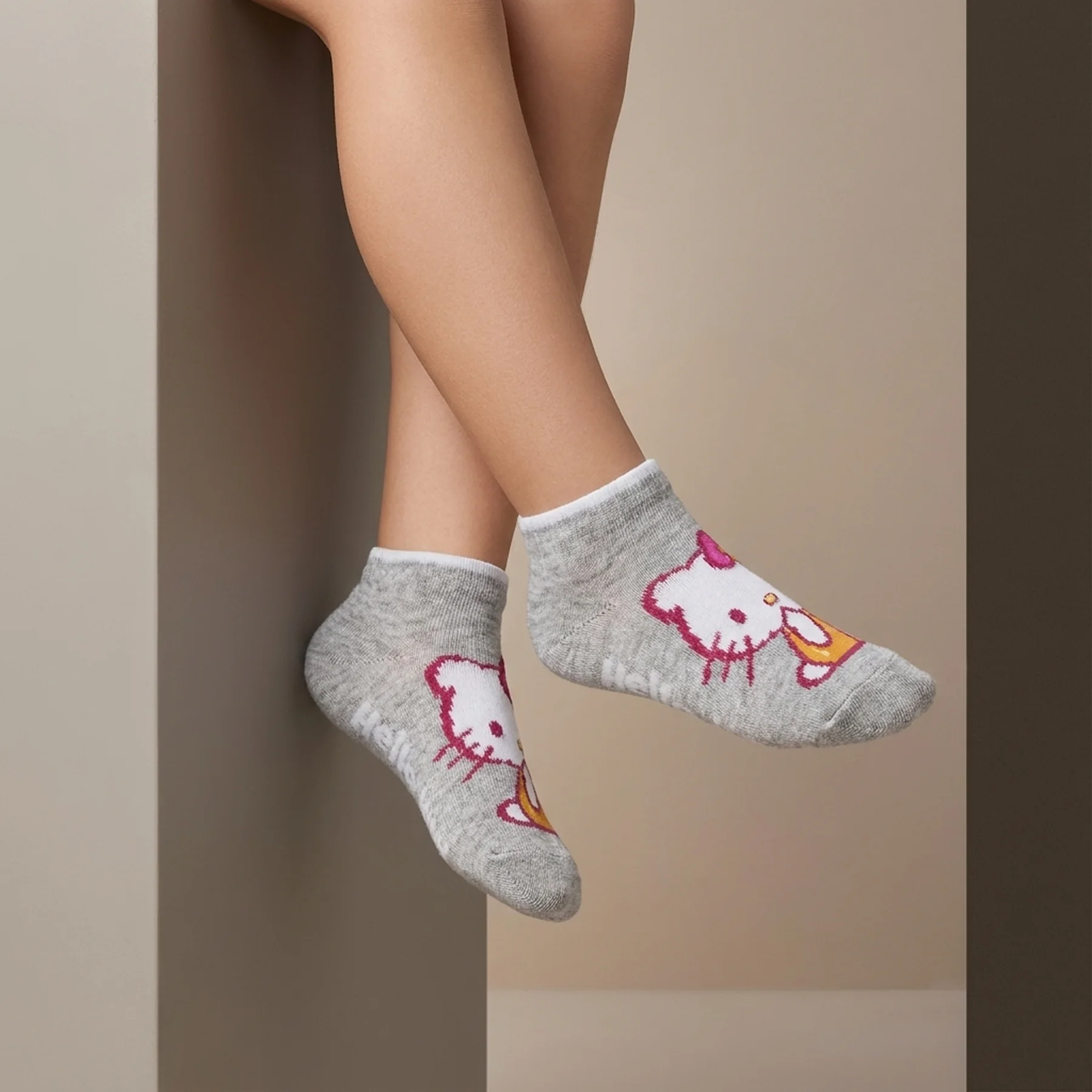 Шкарпетки HELLO KITTY HK THEME CITRON сірий Діт 31-34, арт.83890528-3 (83890528-3)