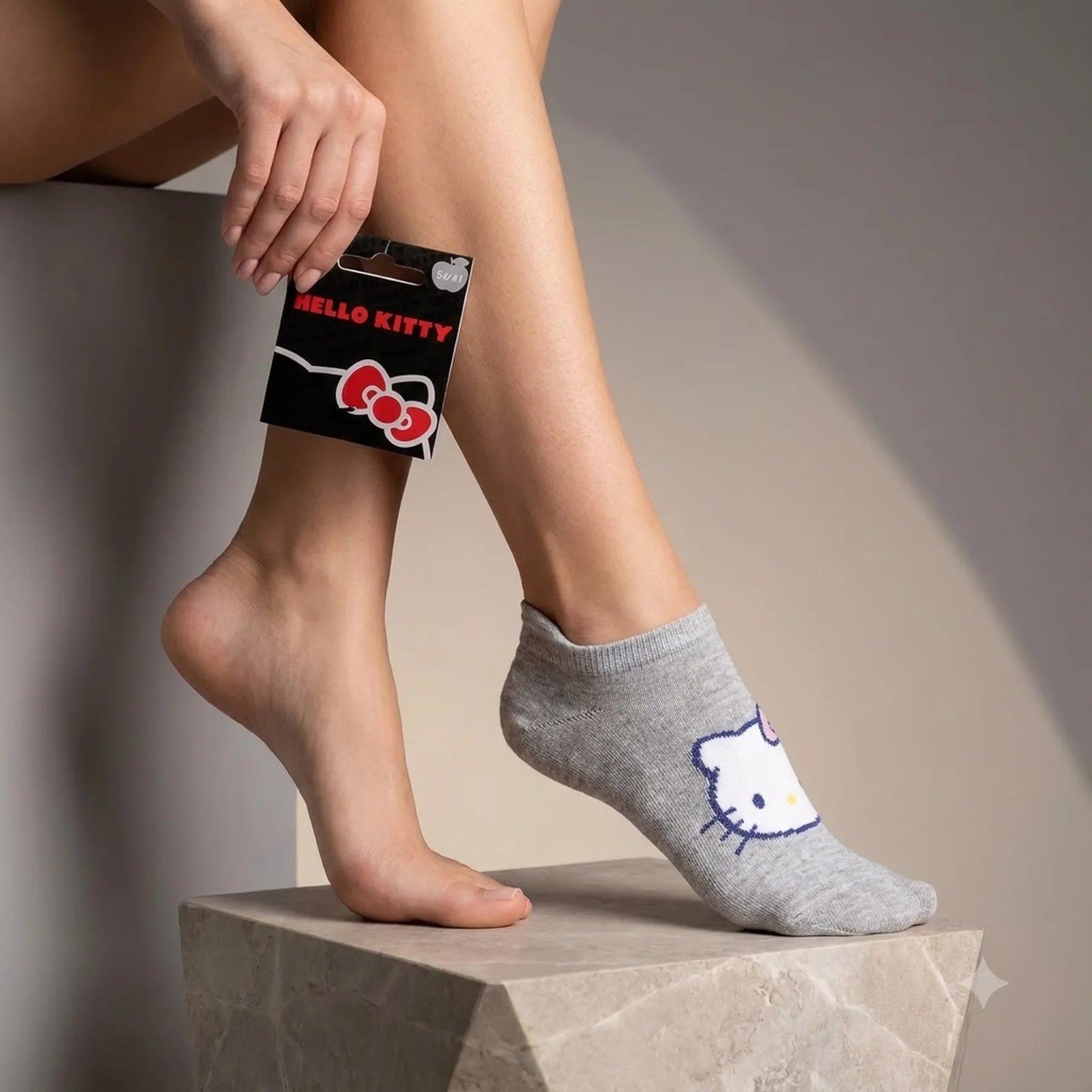 Шкарпетки HELLO KITTY SOCKS сірий Діт 36-41