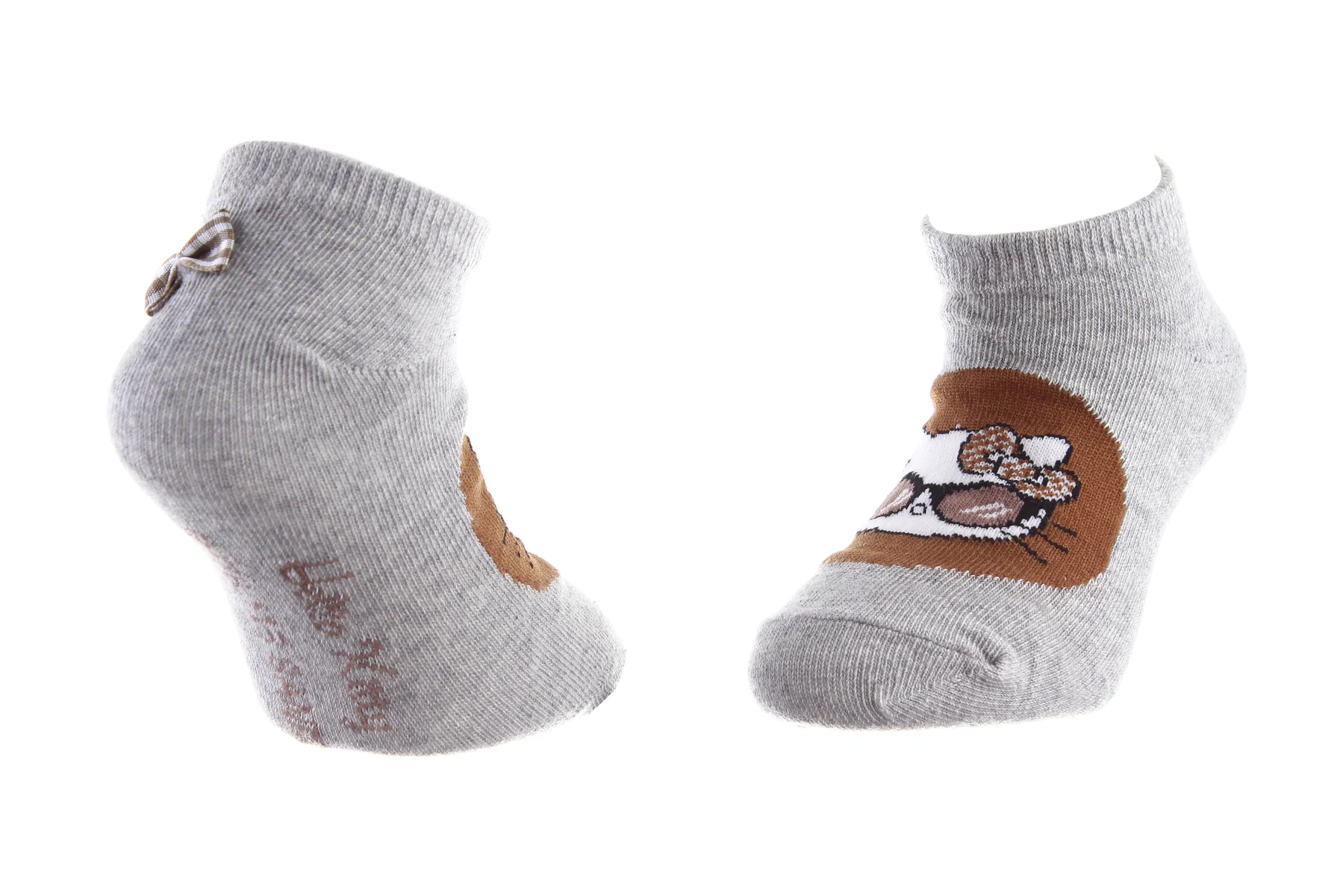 Шкарпетки HELLO KITTY TETE DE HK DANS BULLE сірий Діт 31-34 арт 83846423-3