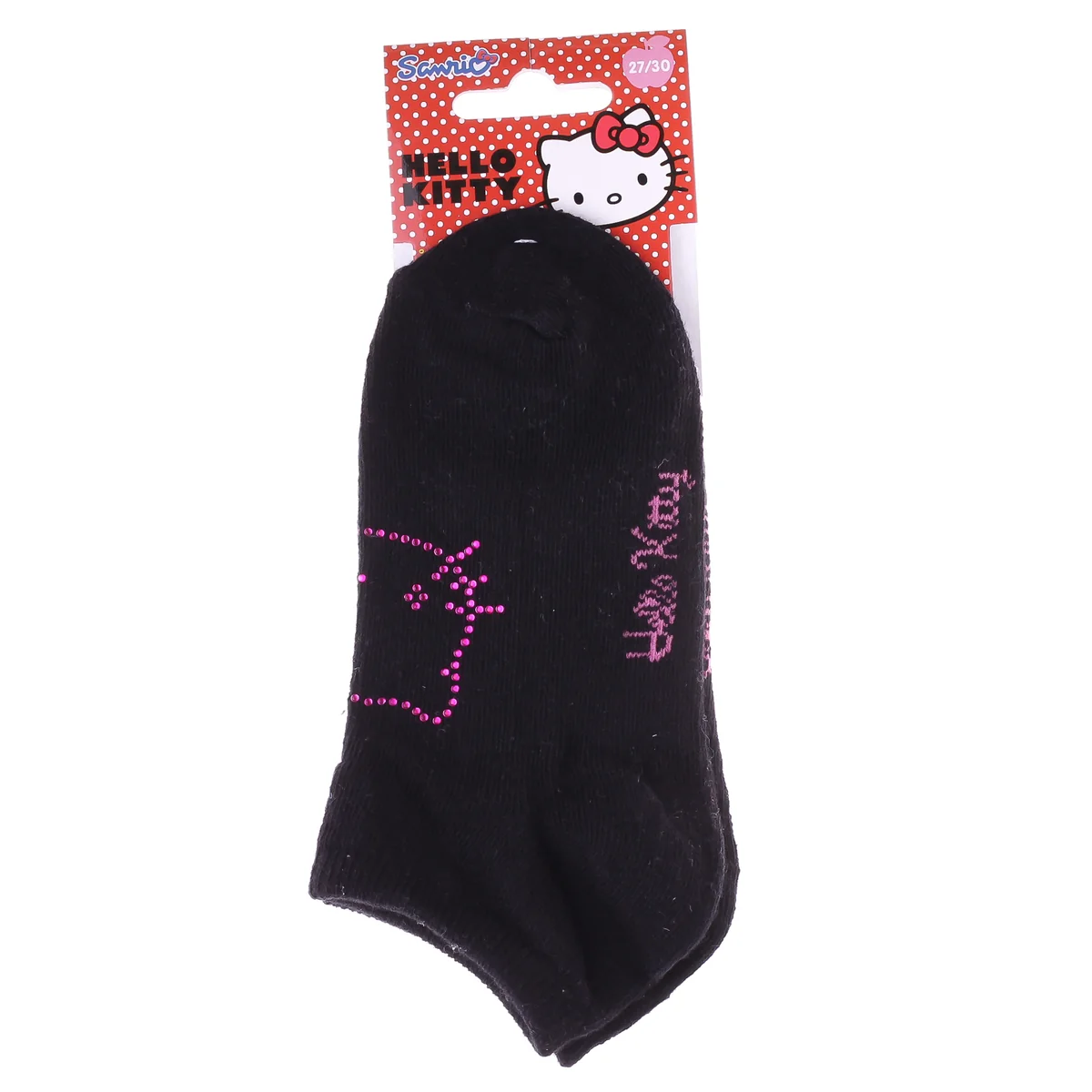 Шкарпетки HELLO KITTY TETE DE HK EN STRASS чорний Діт 31-34 арт 83846423-2